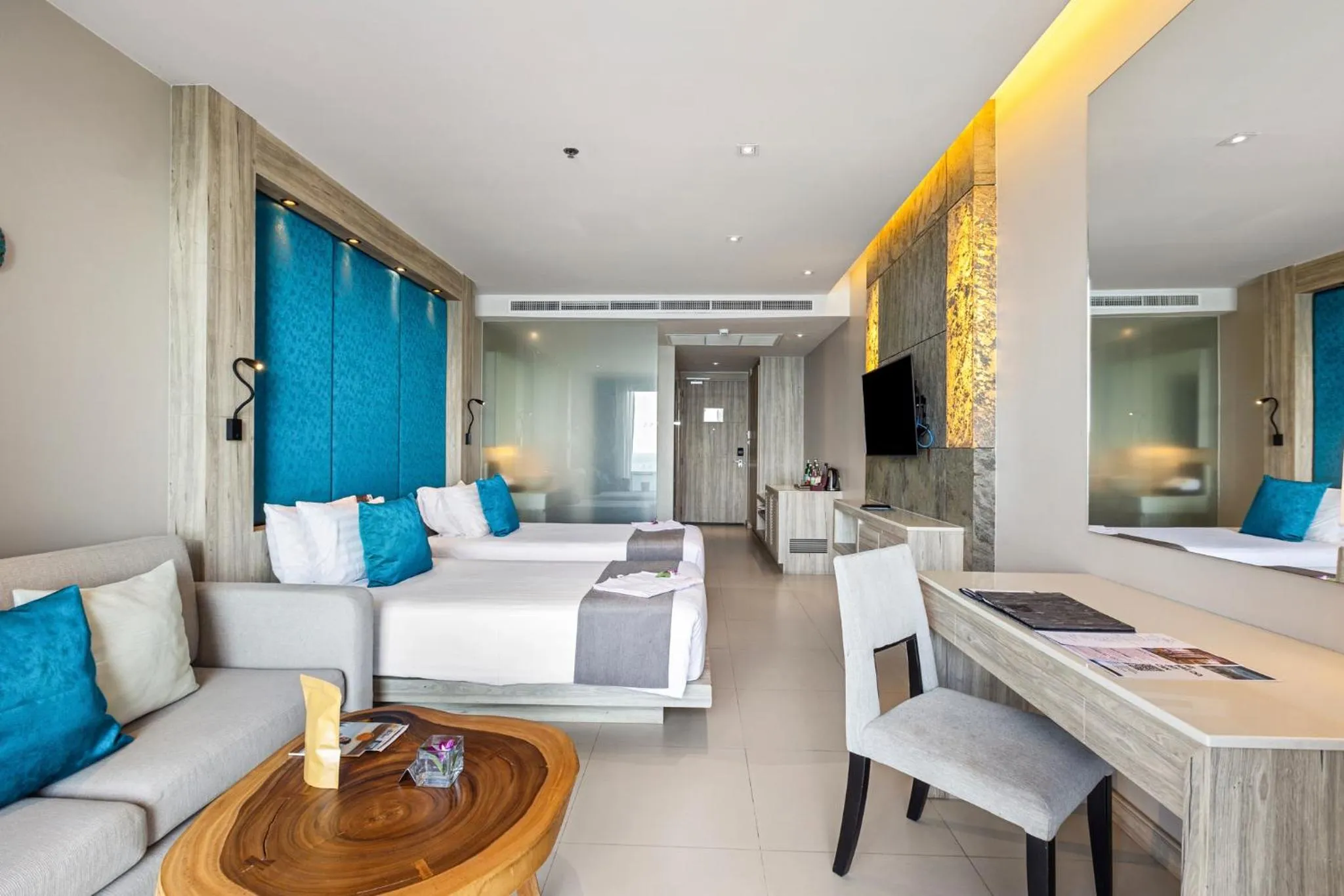 Living room in Cape Sienna Phuket Gourmet Hotel & Villas - SHA Extra Plus