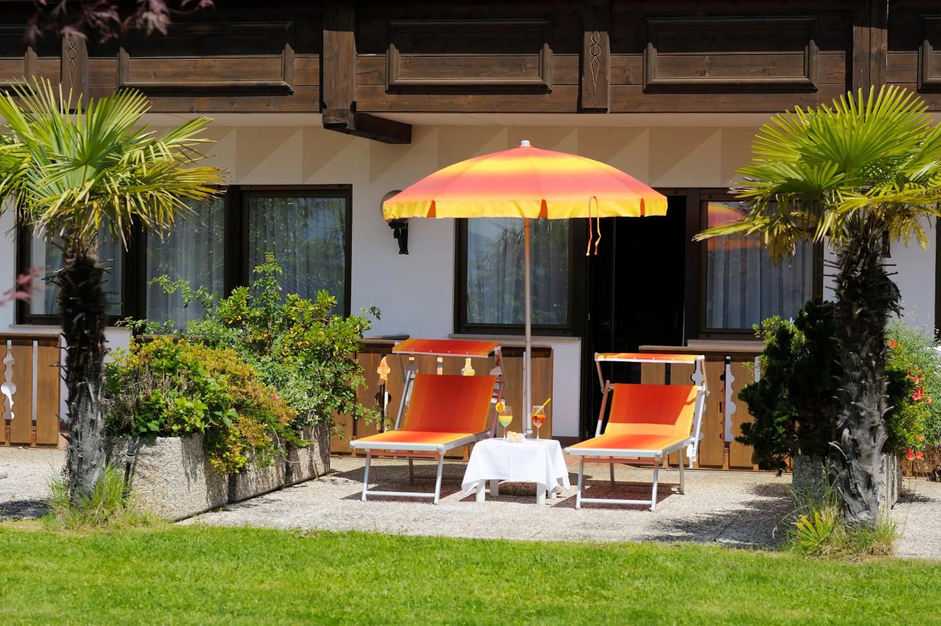 Garden in Hotel Appartement Inge