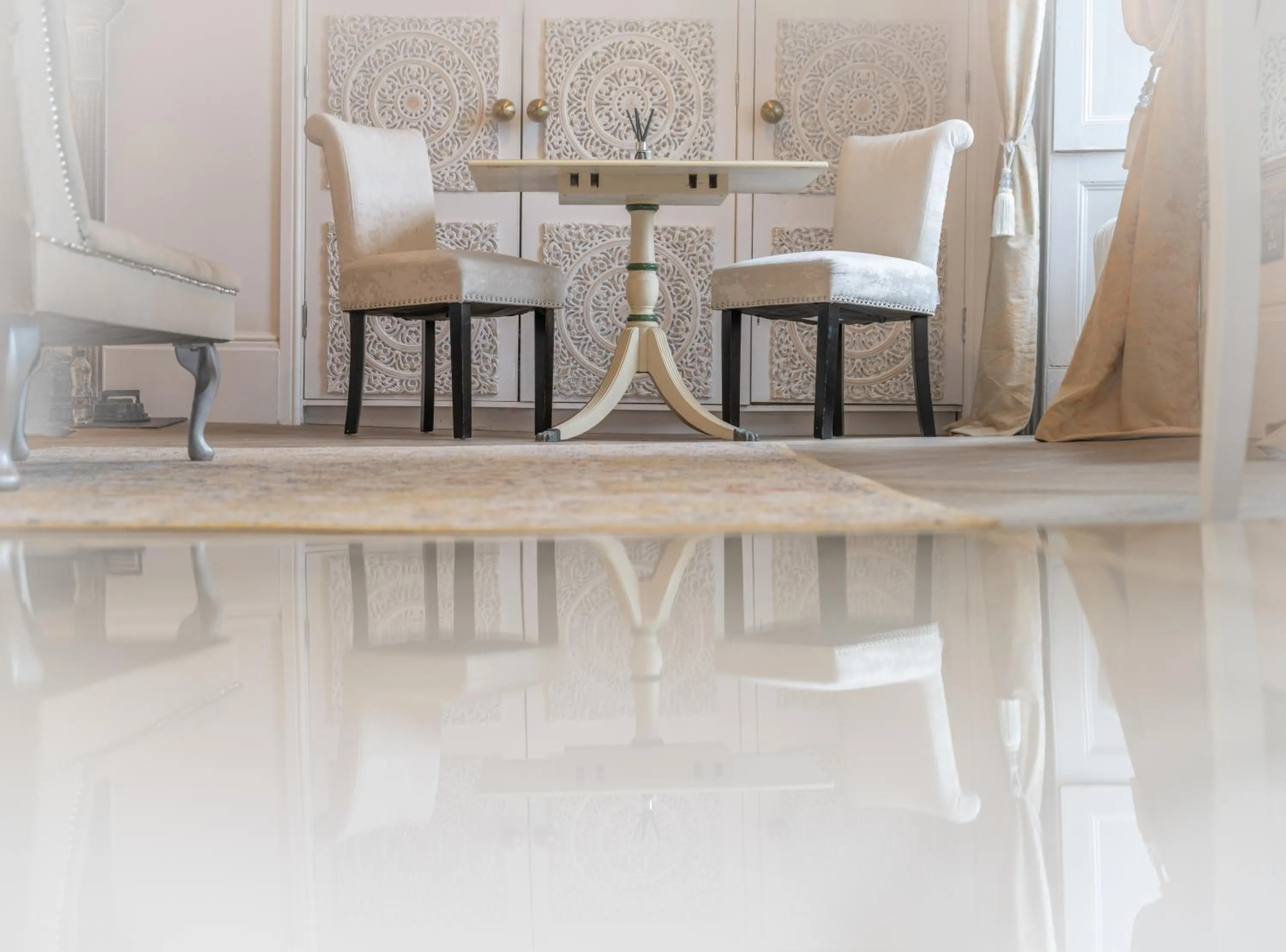 Seating area in Croydon Hall