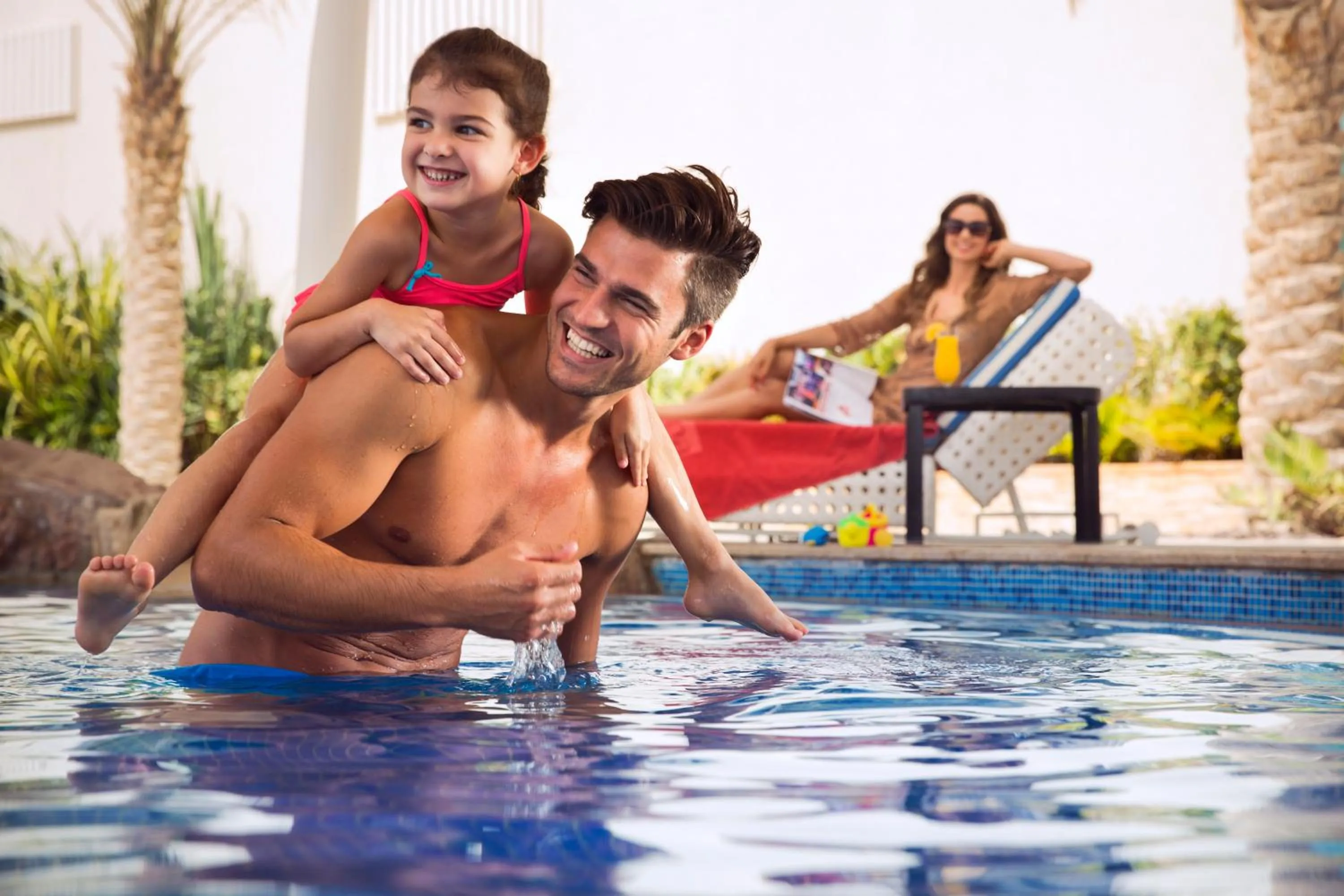 Swimming pool in Yas Island Rotana Abu Dhabi