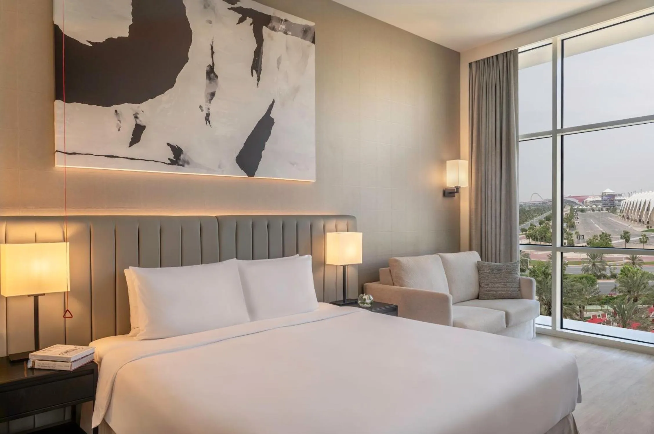 Photo of the whole room, Bed in Yas Plaza Marina by IHG