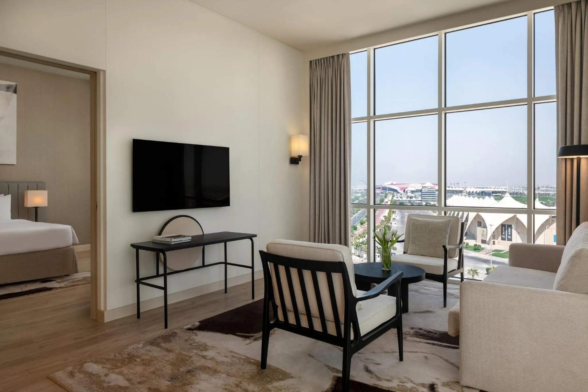 Bedroom, Bed in Yas Plaza Marina by IHG