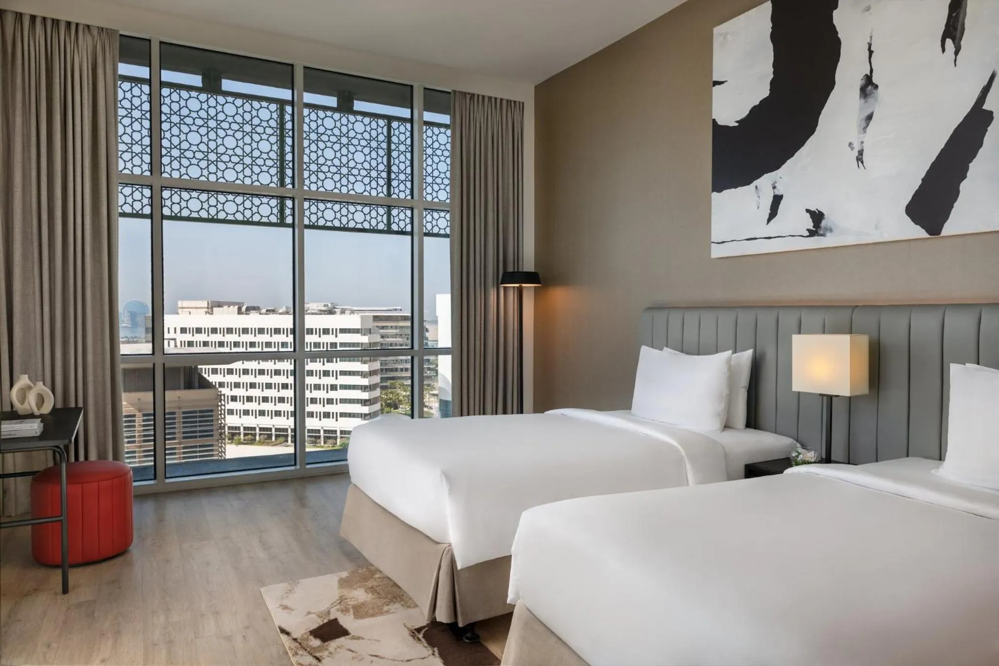 Photo of the whole room, Bed in Yas Plaza Marina by IHG