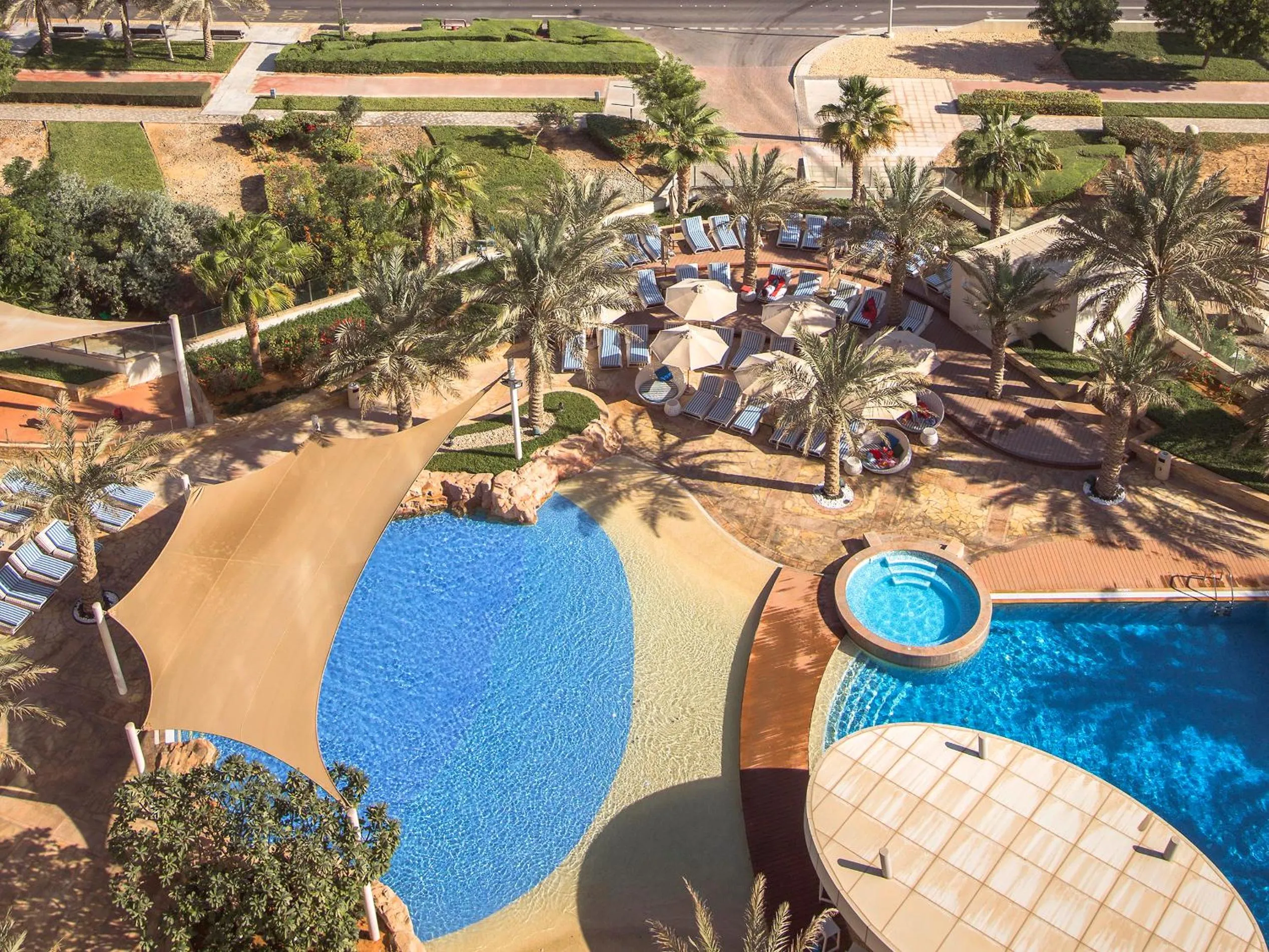 Garden view in Yas Island Rotana Abu Dhabi