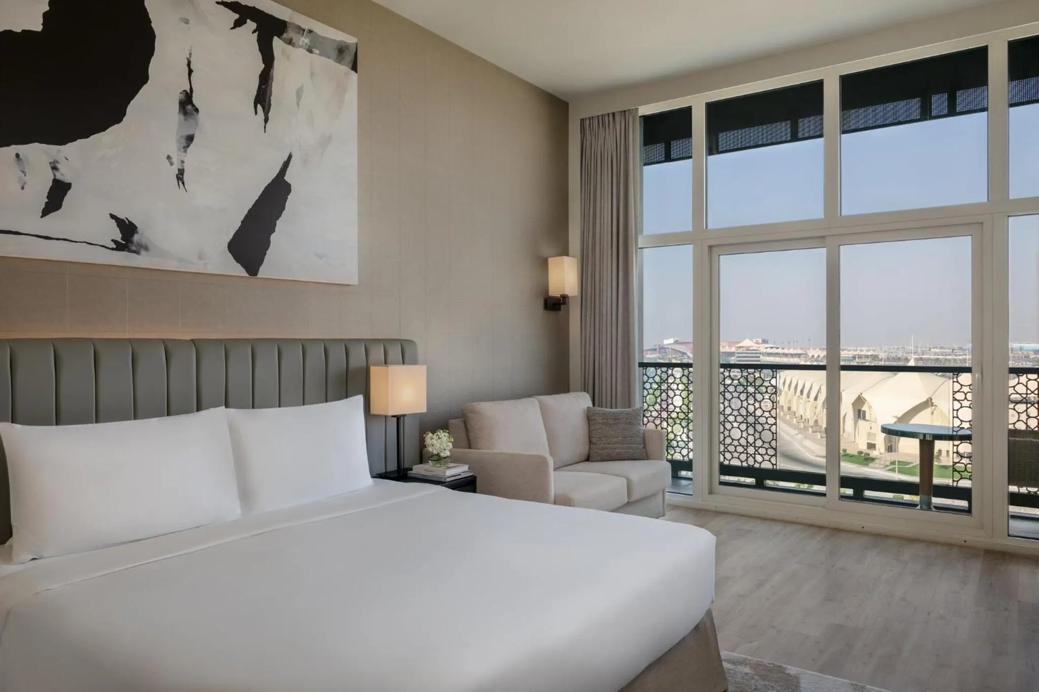 Photo of the whole room, Bed in Yas Plaza Marina by IHG