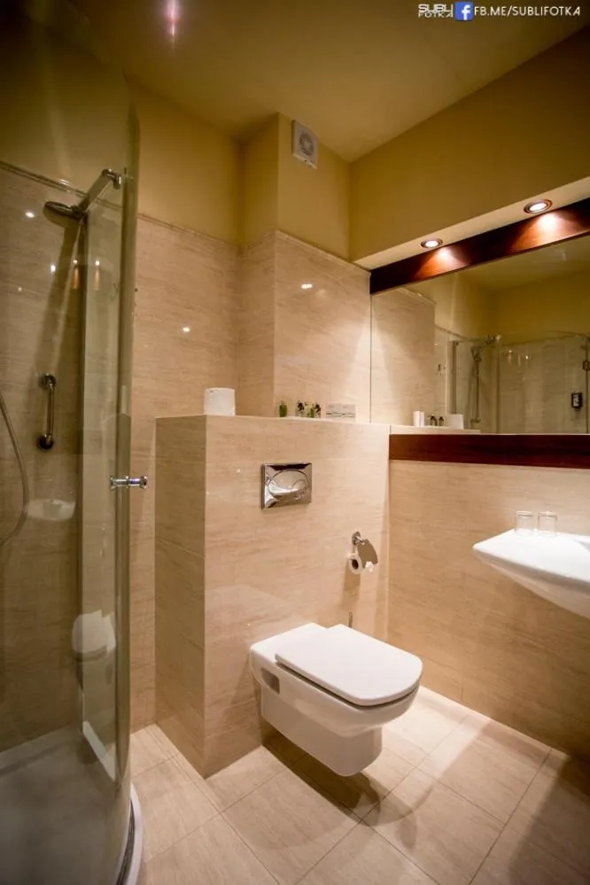 Bathroom in Hotel Lubicz