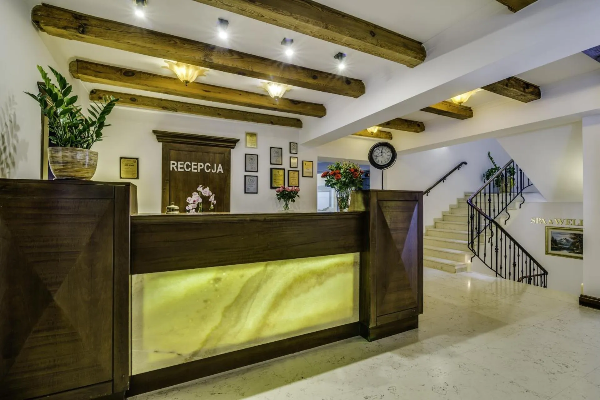 Lobby or reception in Hotel Lubicz