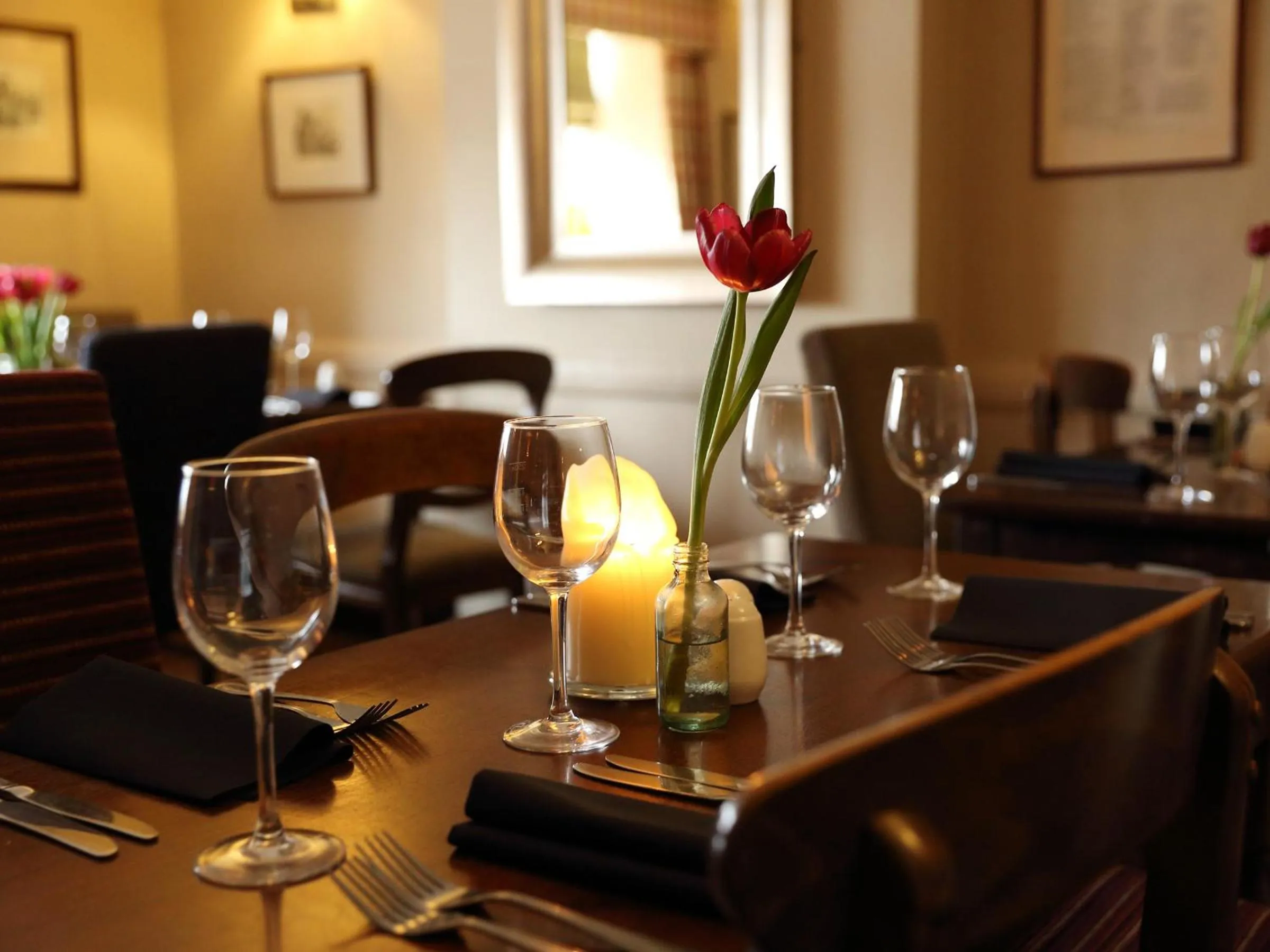 Dining area in Recruiting Sergeant