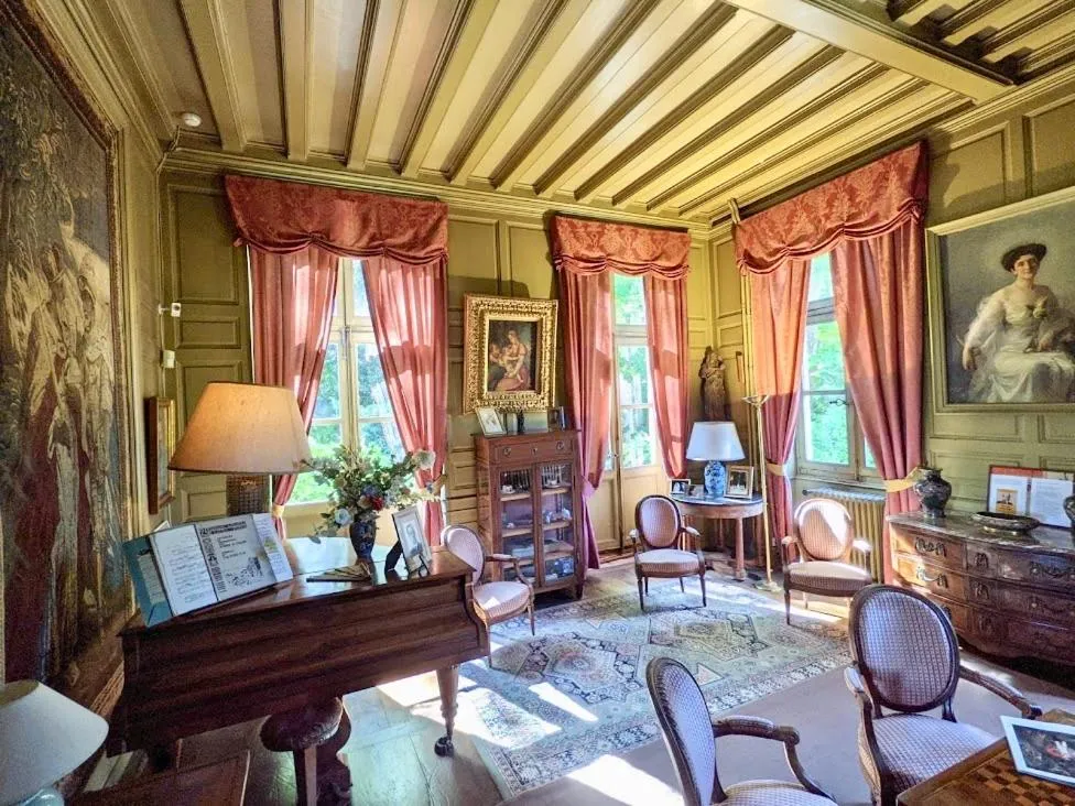 Living room in Château d'Urtubie