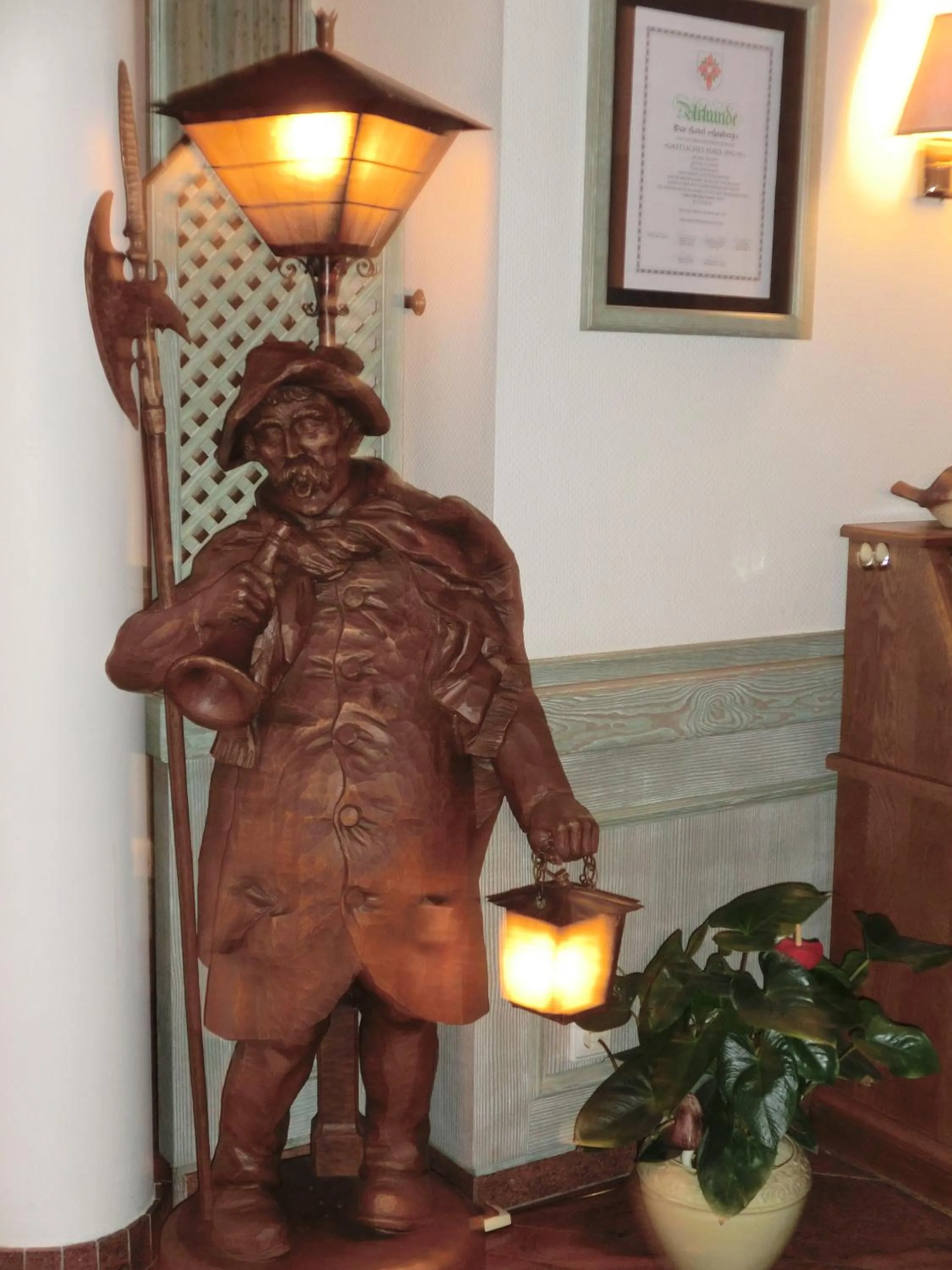 Decorative detail in Hotel Heuberg