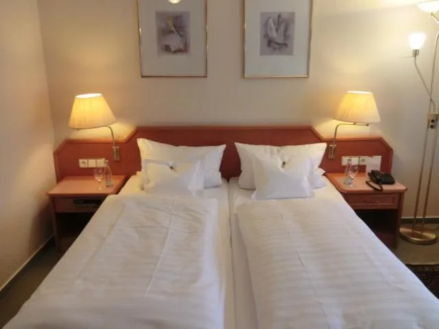 Bed in Hotel Heuberg