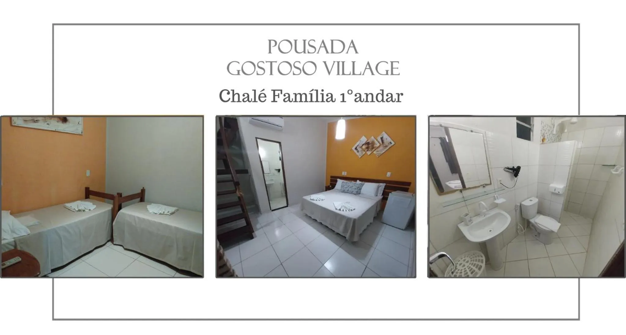 Bed in Pousada Gostoso Village