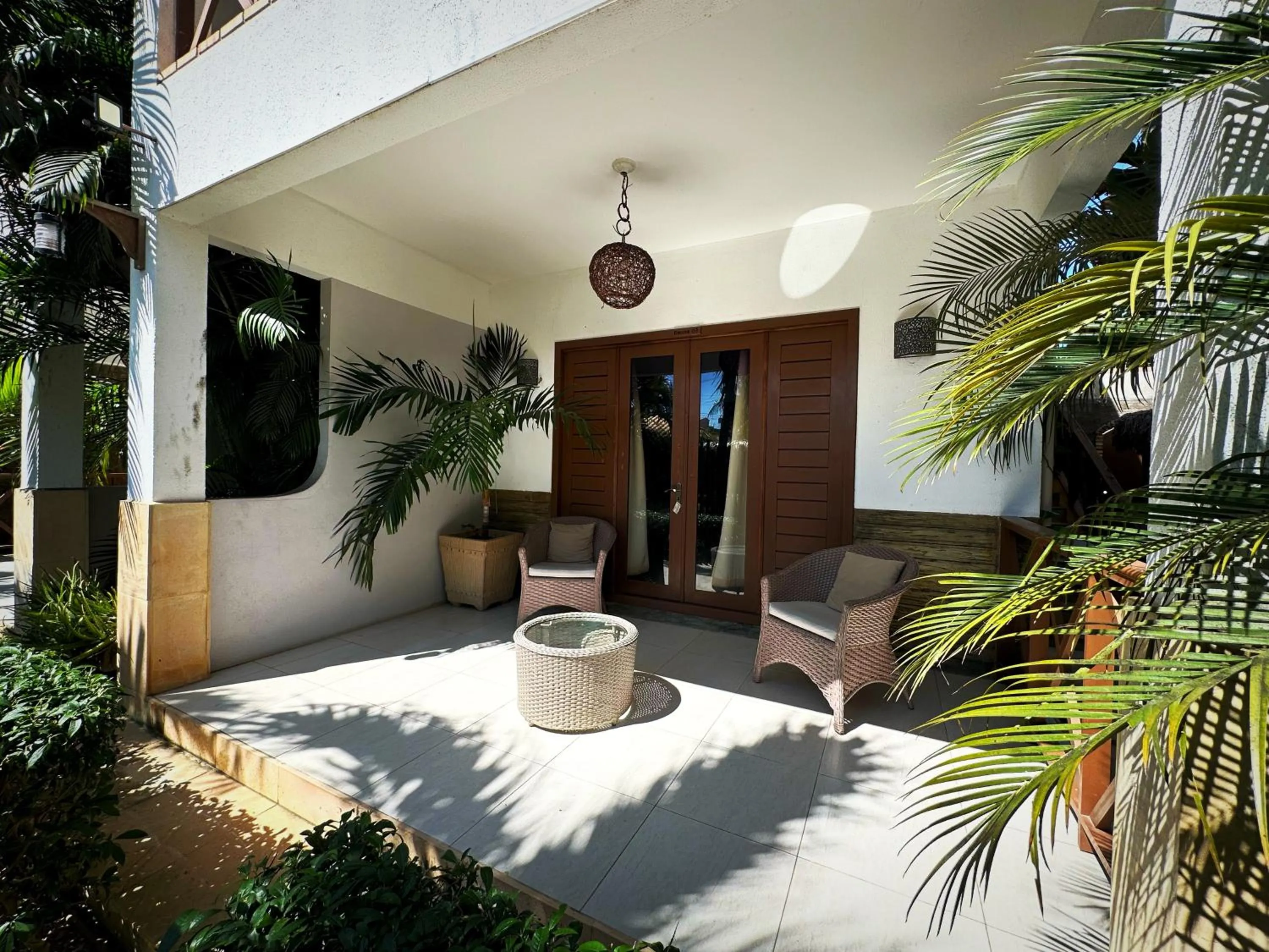 Patio in Pousada Oasis Paracuru