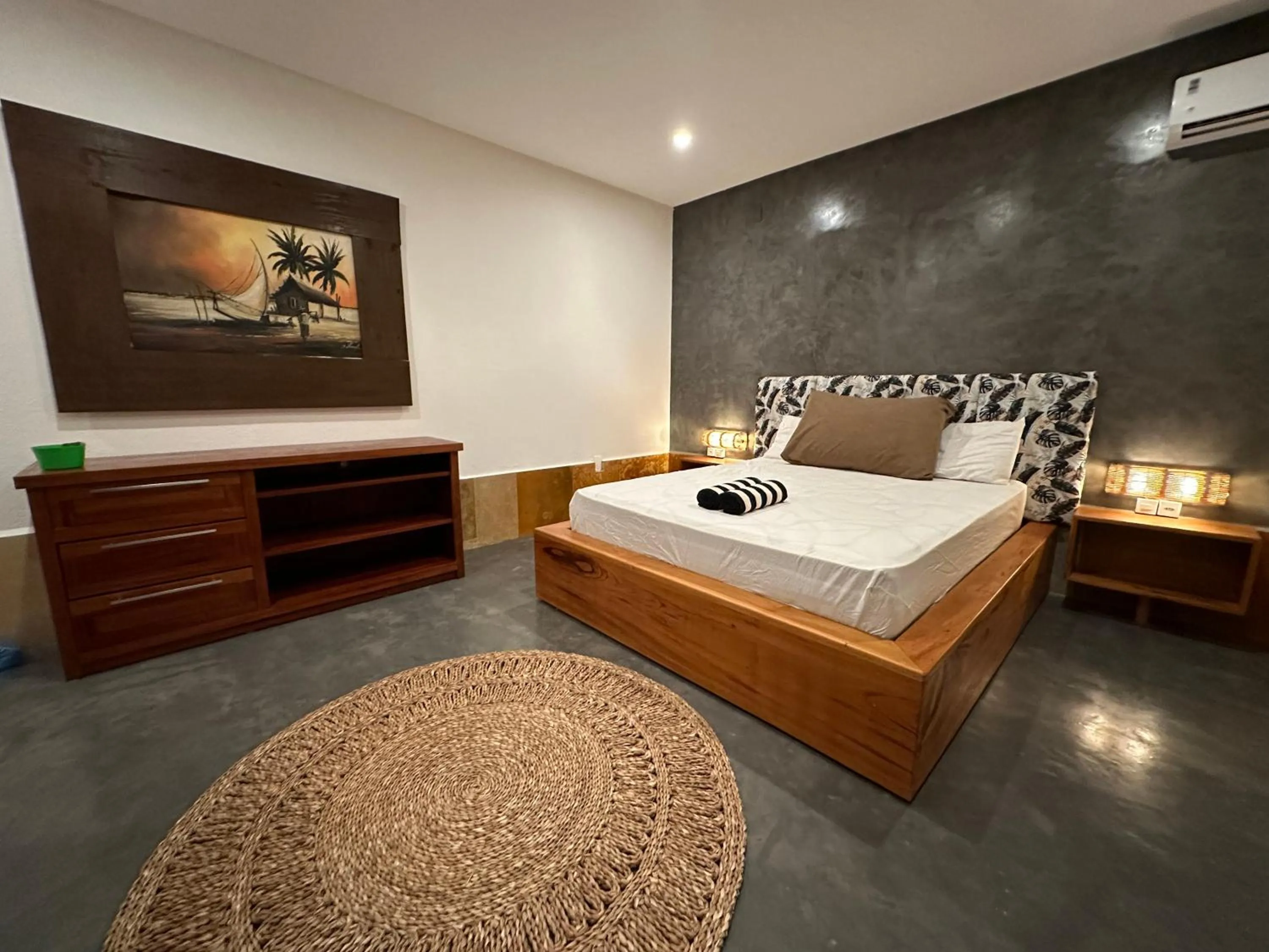 Bed in Pousada Oasis Paracuru