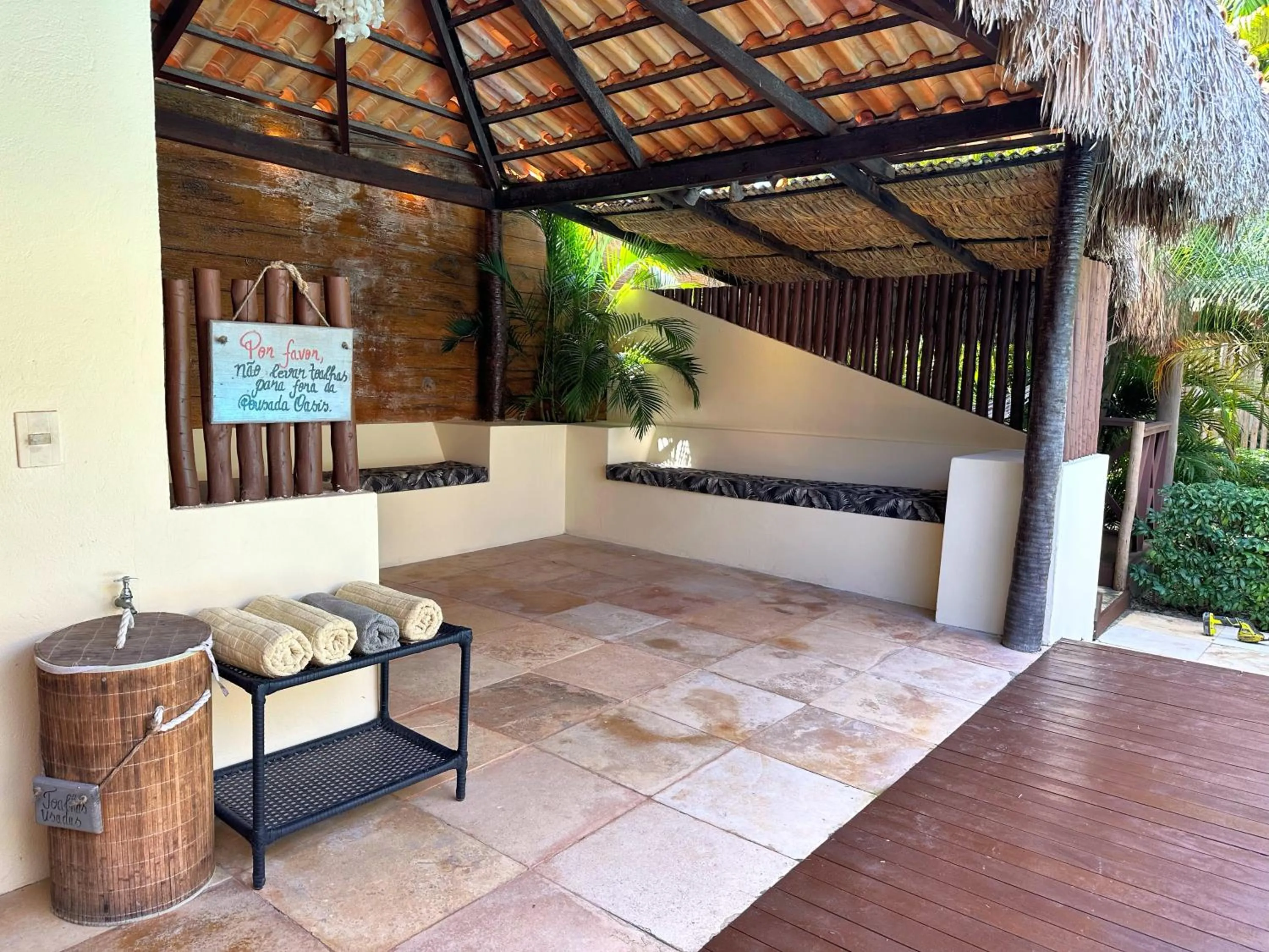 Garden in Pousada Oasis Paracuru