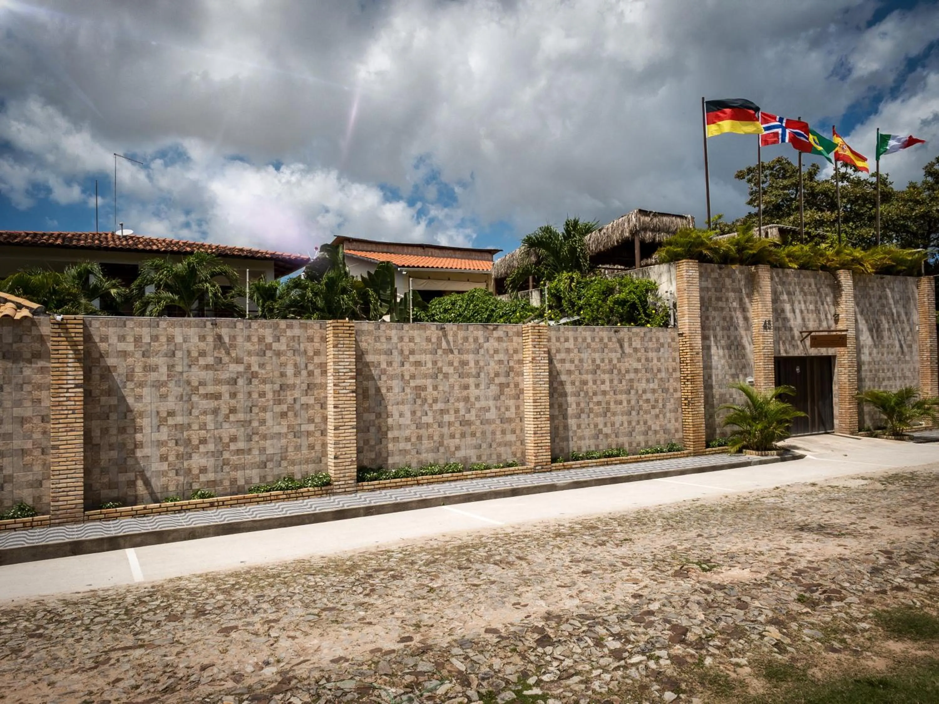 Facade/entrance in Pousada Oasis Paracuru