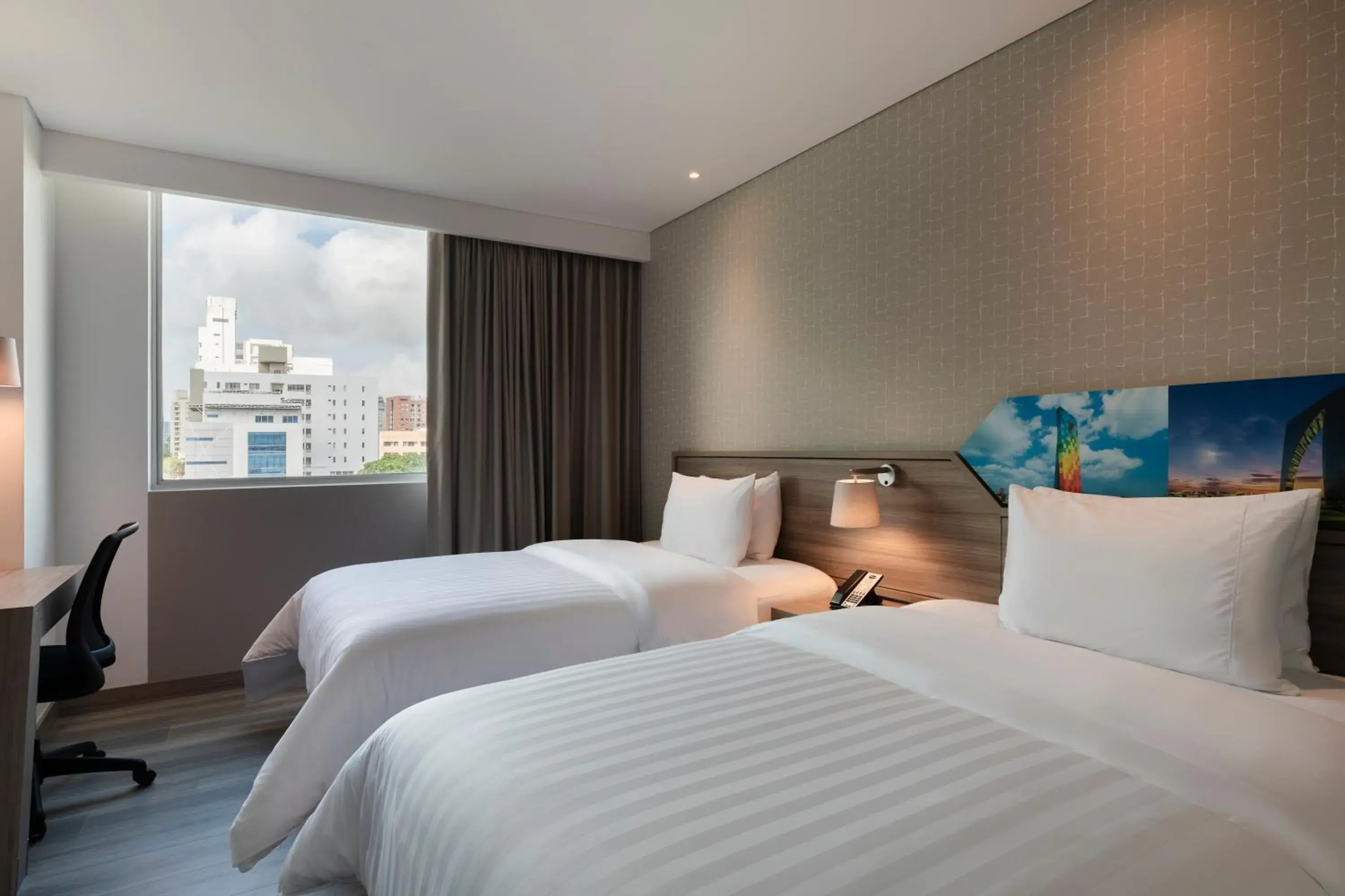 Standard Twin Room in Hampton by Hilton Barranquilla Standard Twin Room in Hampton by Hilton Barranquilla