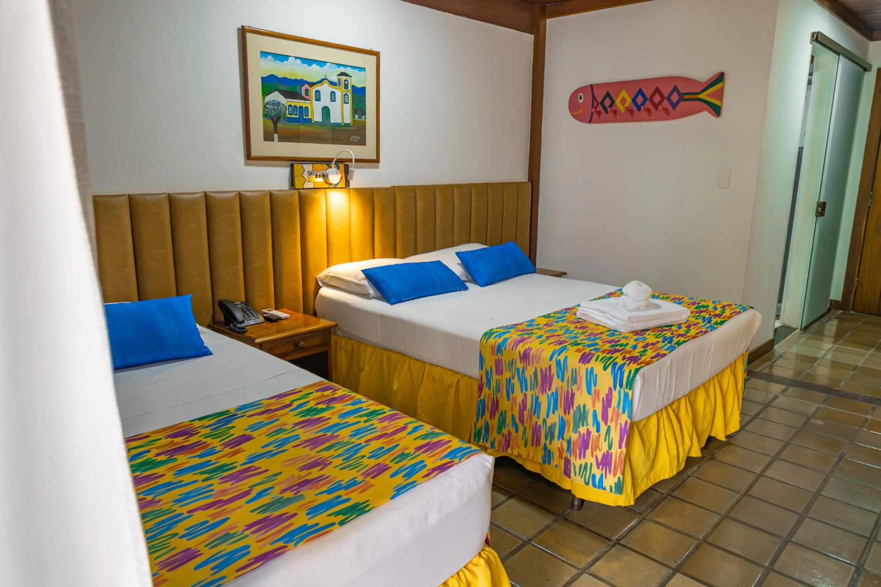 Bedroom, Bed in Hotel Nacional Inn Ubatuba - Praia das Toninhas