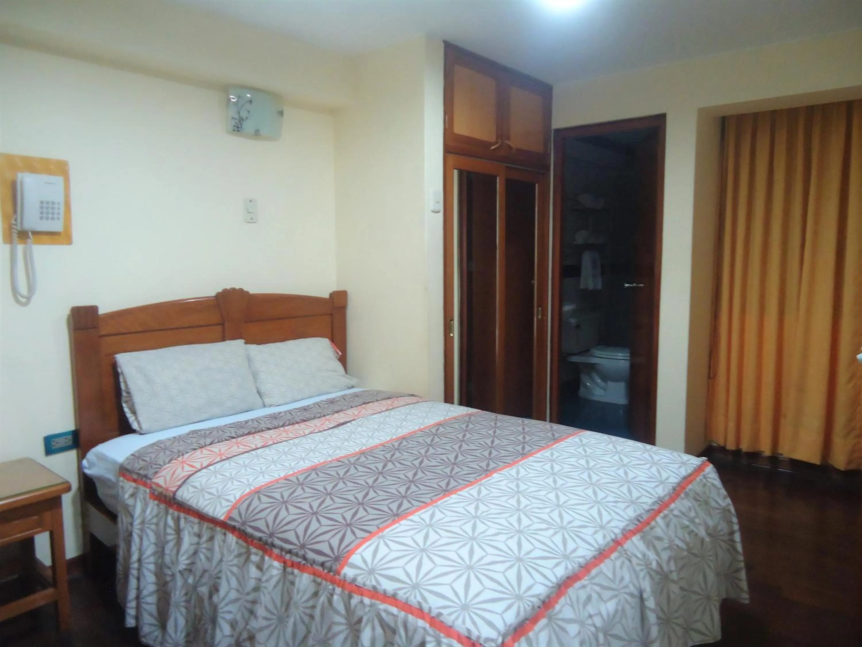 Bed in Hotel Panamericano