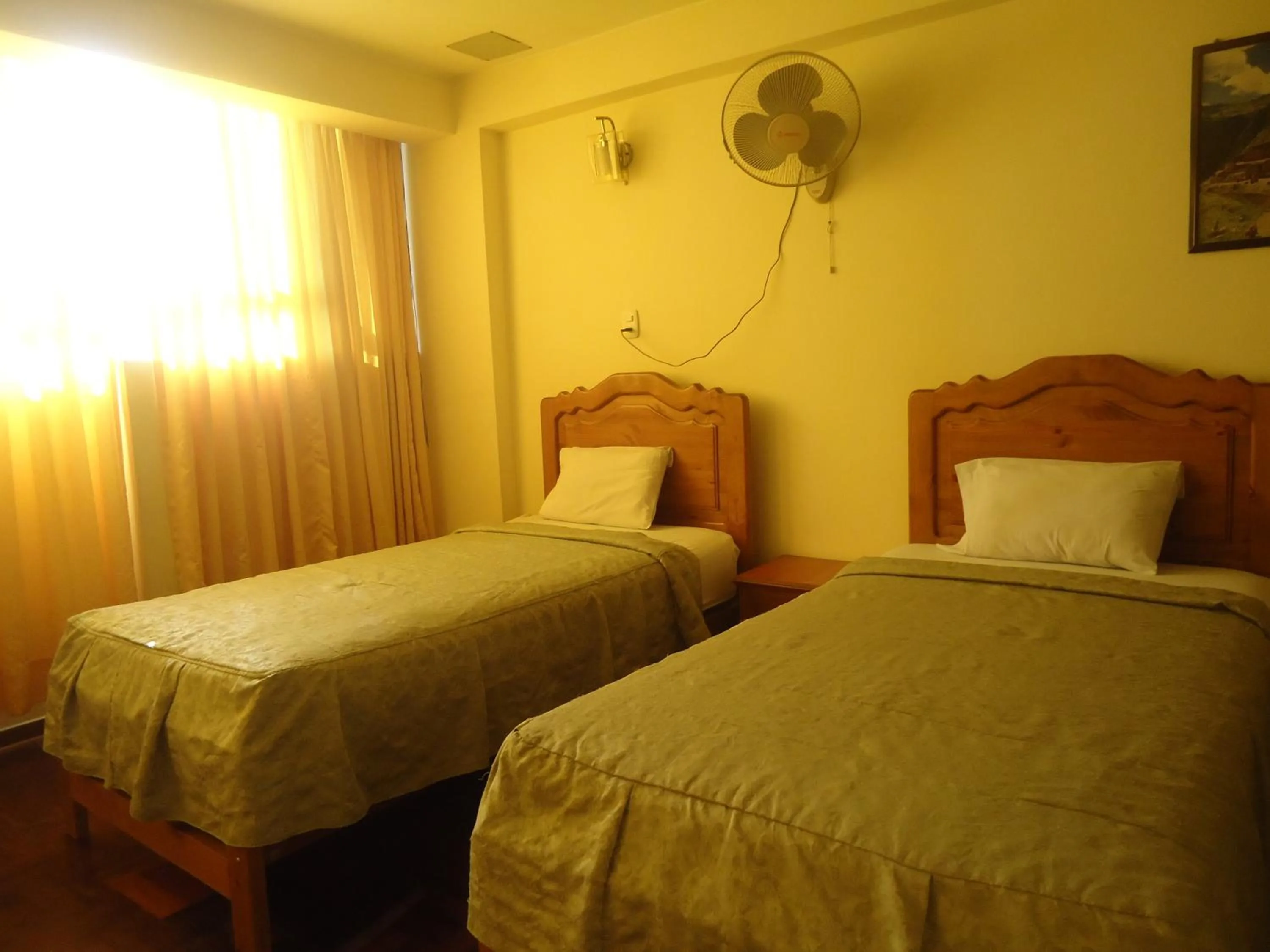 Bed in Hotel Panamericano