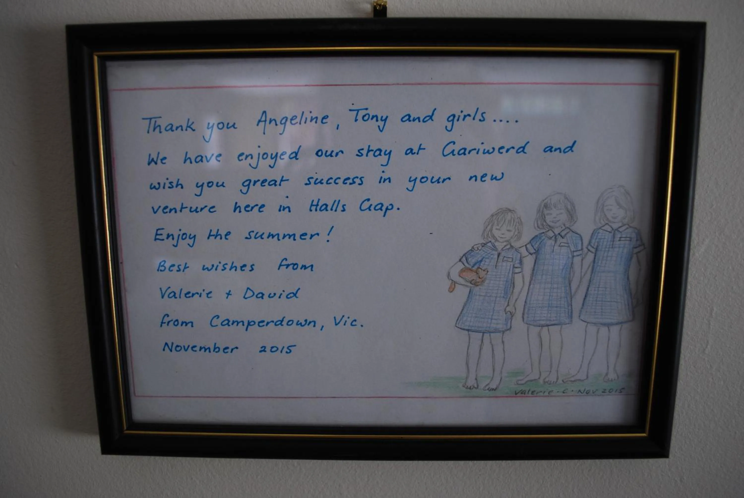 Decorative detail in Gariwerd Motel