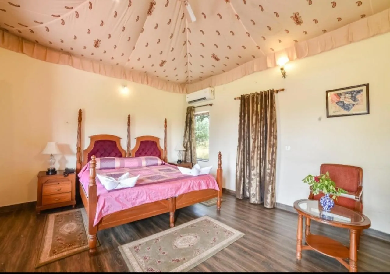 Bed in Lohana Village Resort