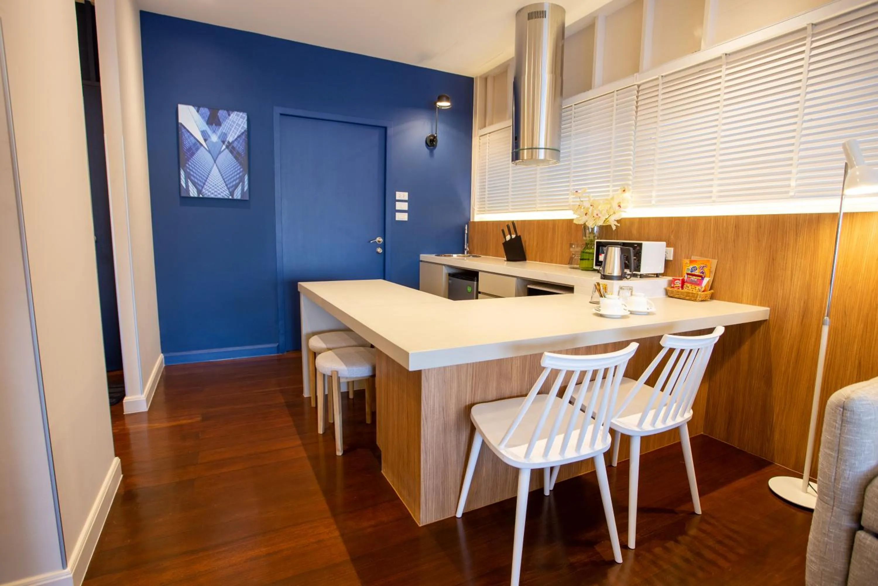 Kitchen or kitchenette in Baan Wanglang Riverside, Bangkok