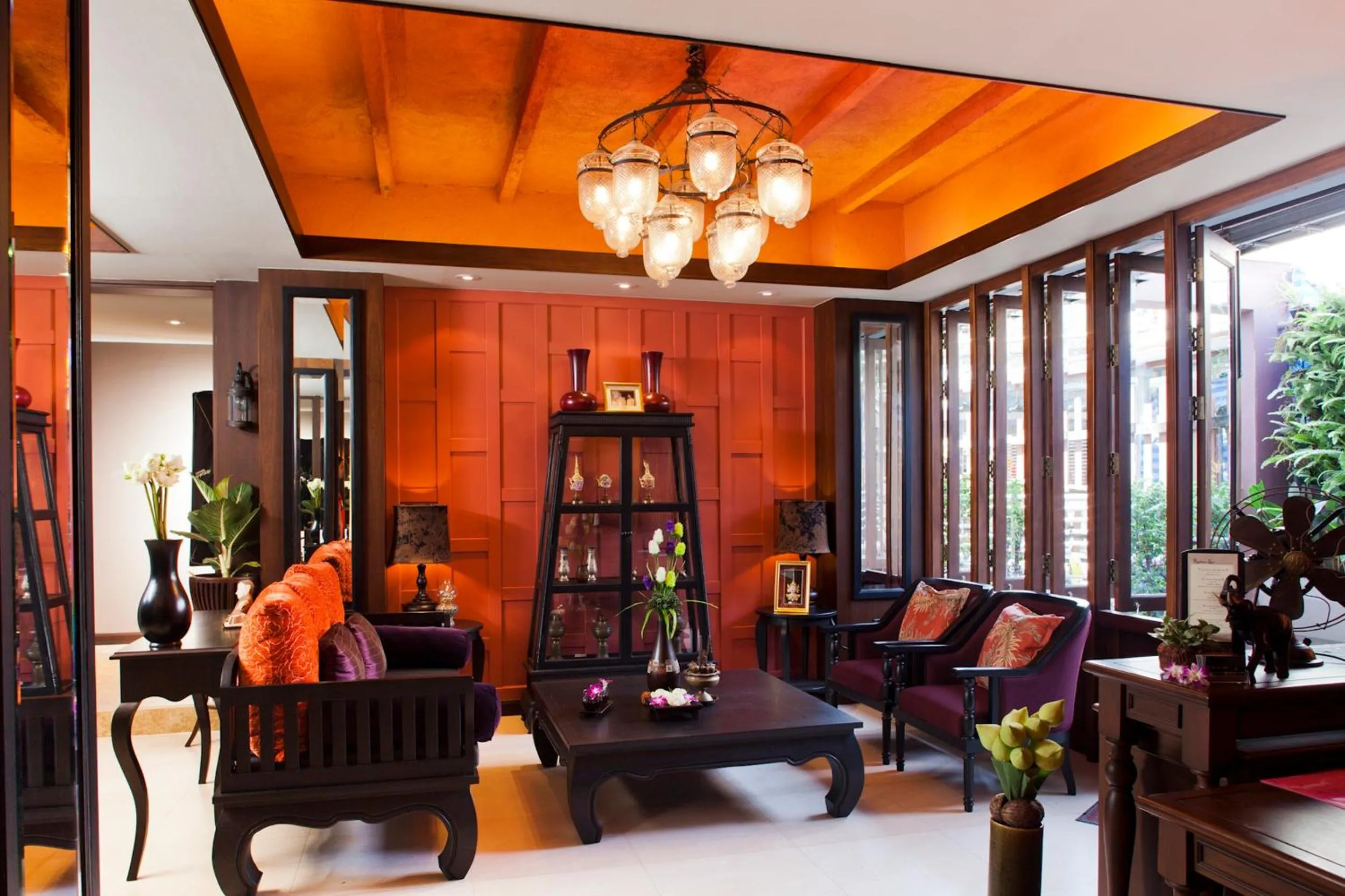 Lobby or reception in Baan Wanglang Riverside, Bangkok