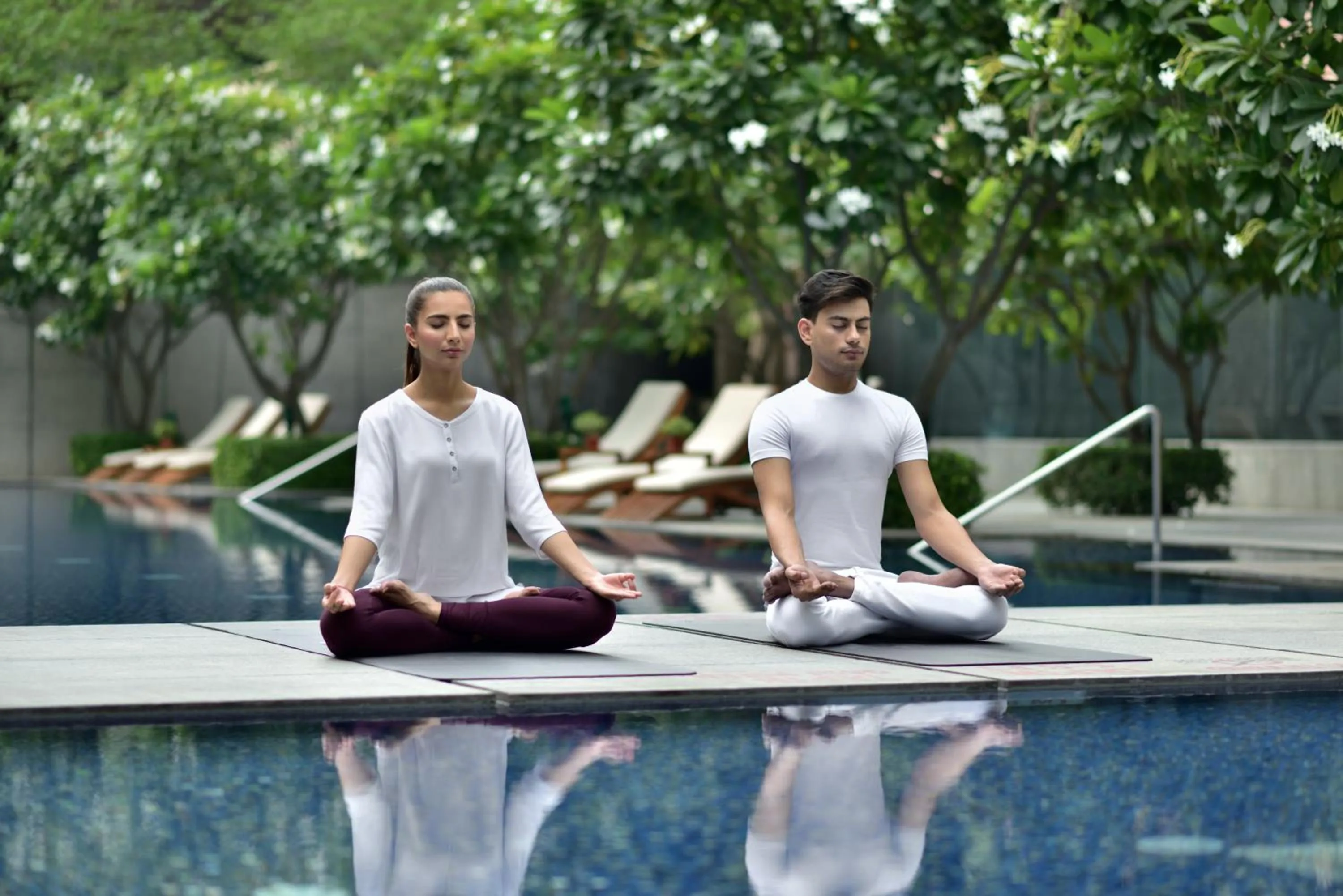 Pool view in The Westin Gurgaon, New Delhi