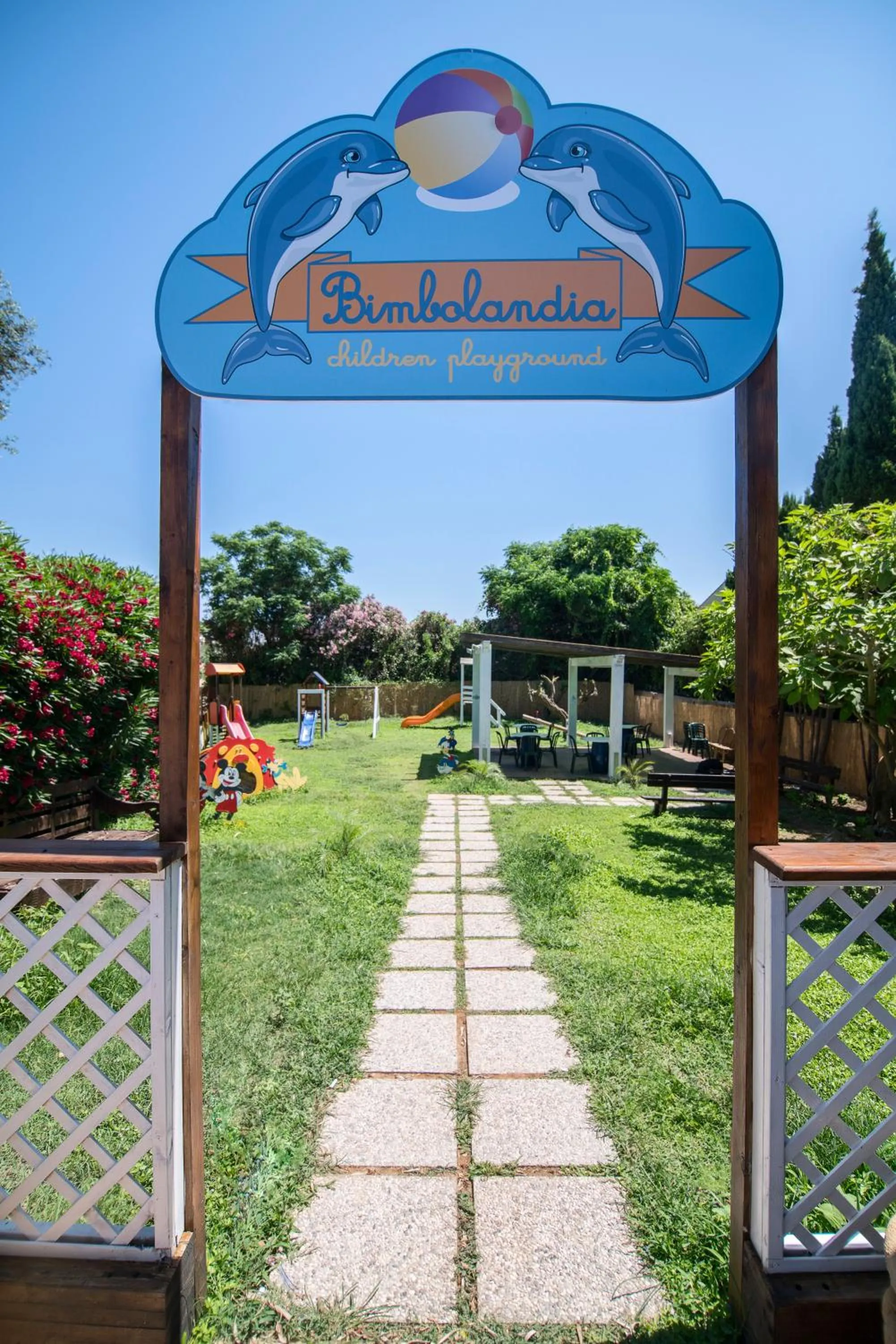 Children play ground in Delfino Beach Hotel