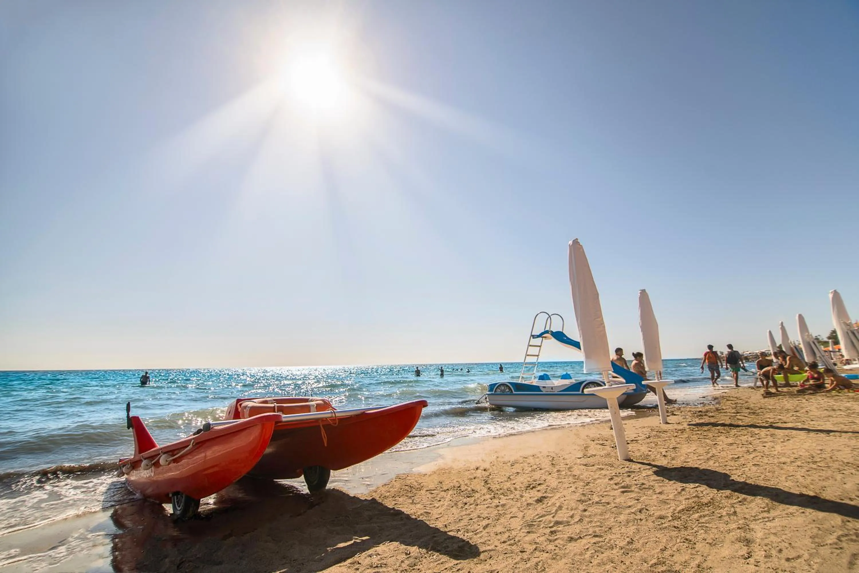 Beach in Delfino Beach Hotel
