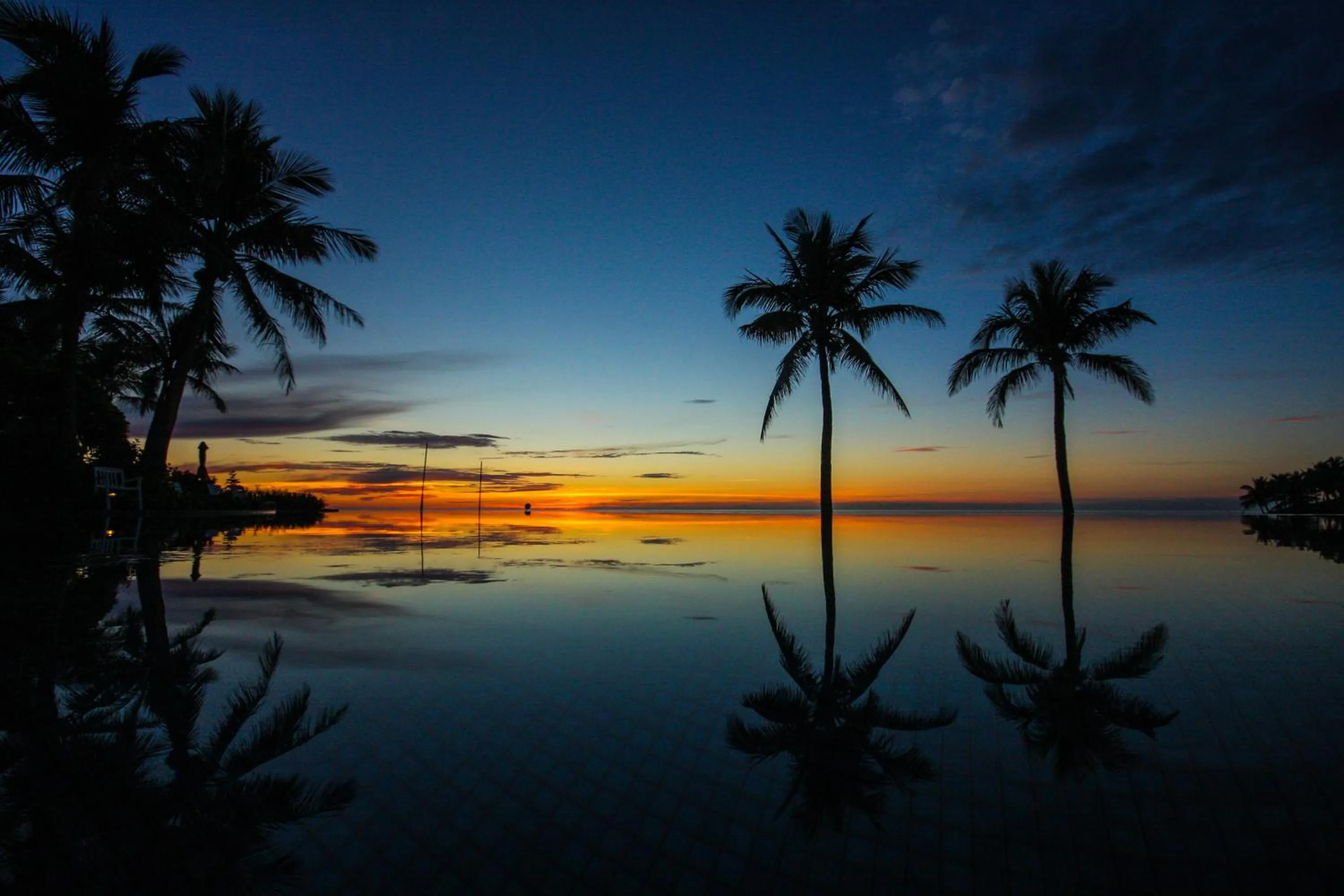 Pool view in The Moon Beach Museum Resort