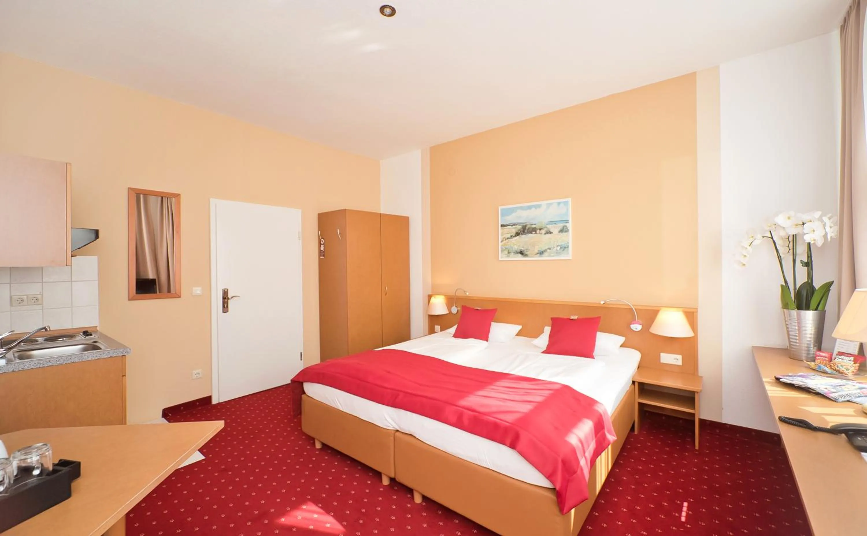 Bed in City-Hotel Am Wasserturm Halle