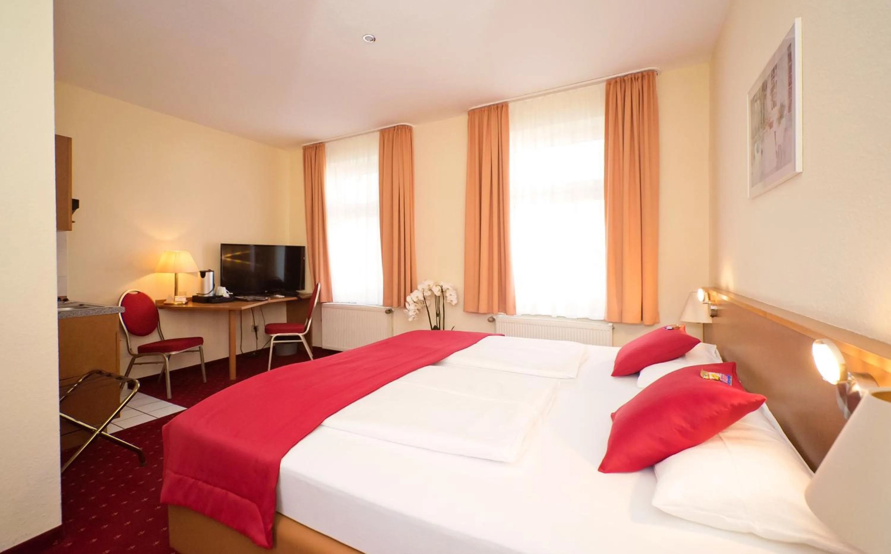 Bed in City-Hotel Am Wasserturm Halle