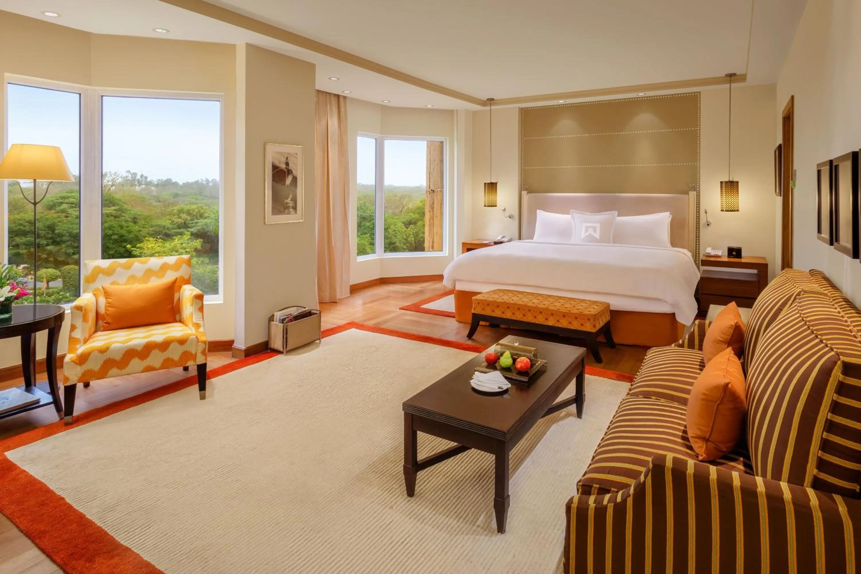 Photo of the whole room, Bed in ITC Maurya, a Luxury Collection Hotel, New Delhi