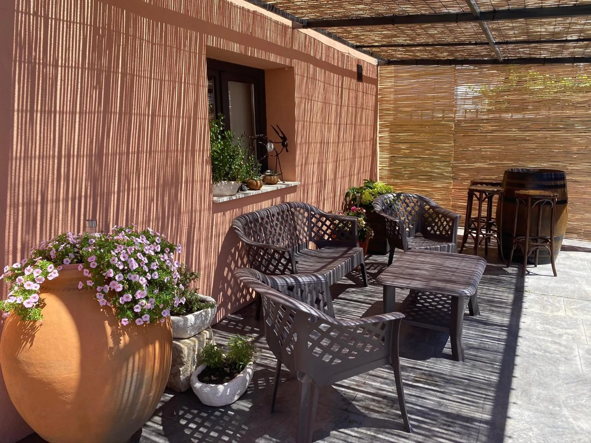 Patio in B&B Puente de Órbigo