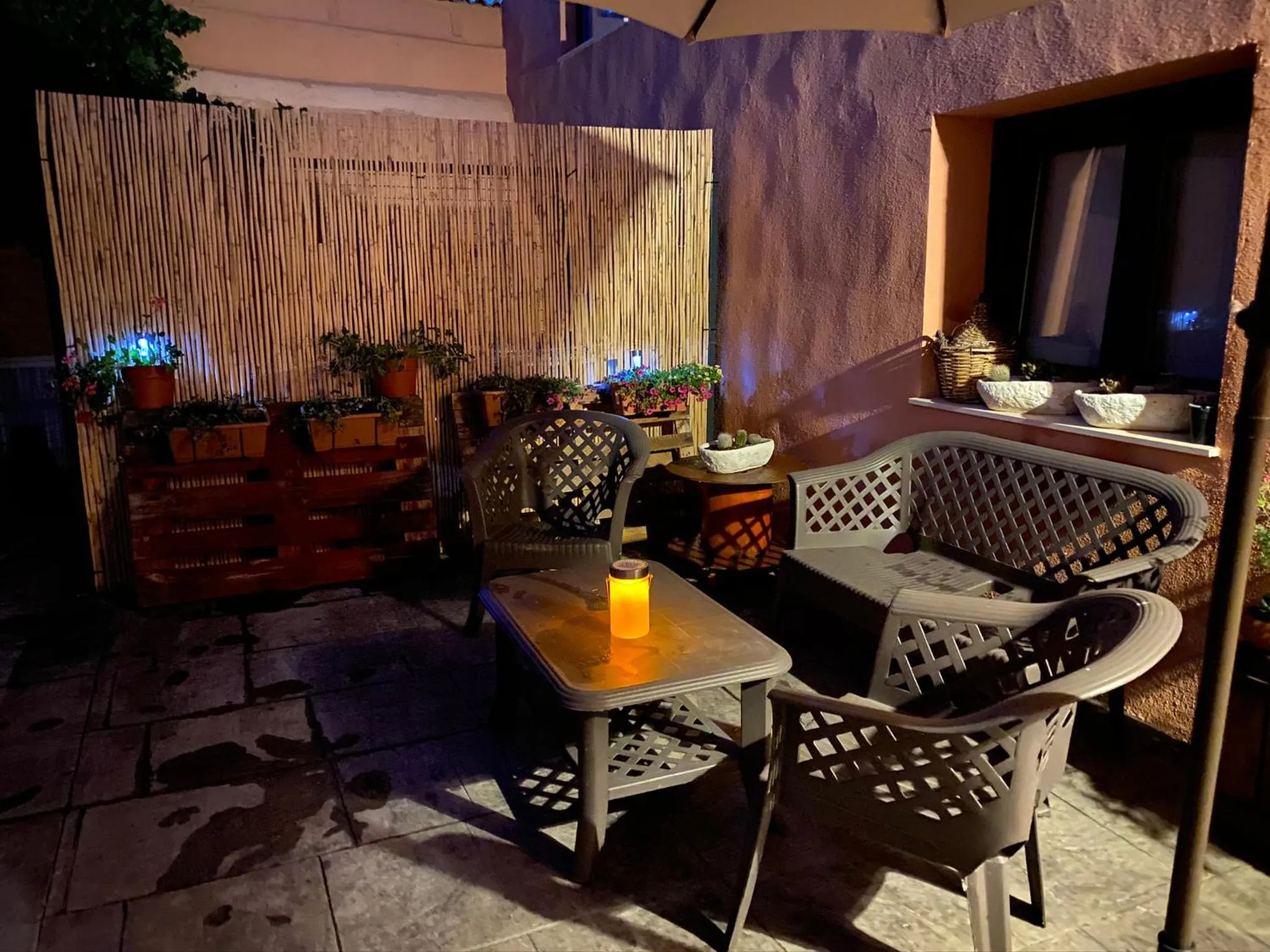 Patio in B&B Puente de Órbigo