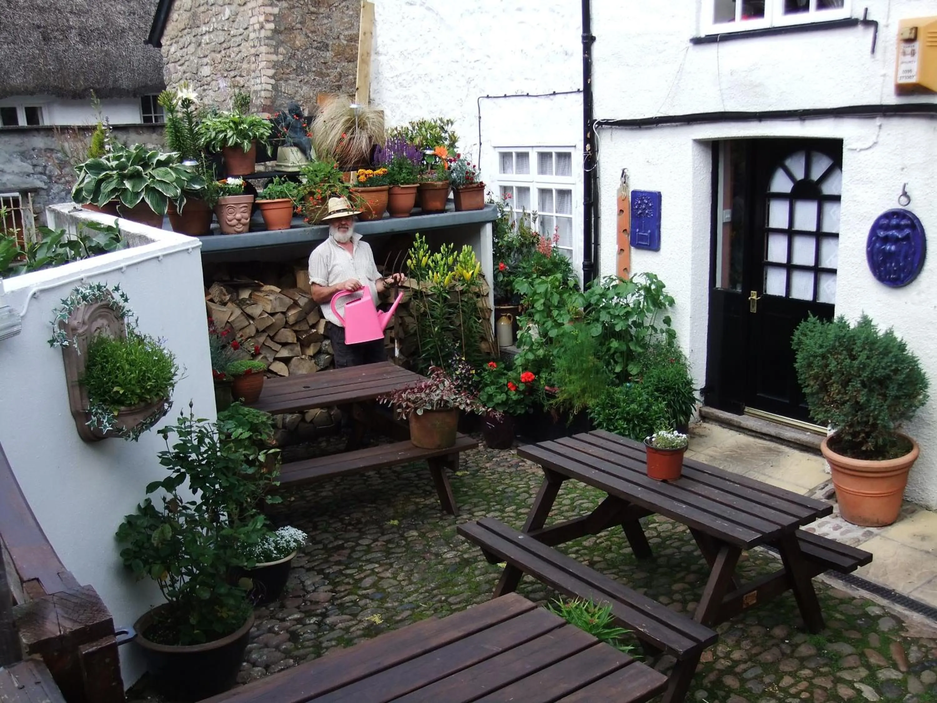 Garden in The Globe Inn