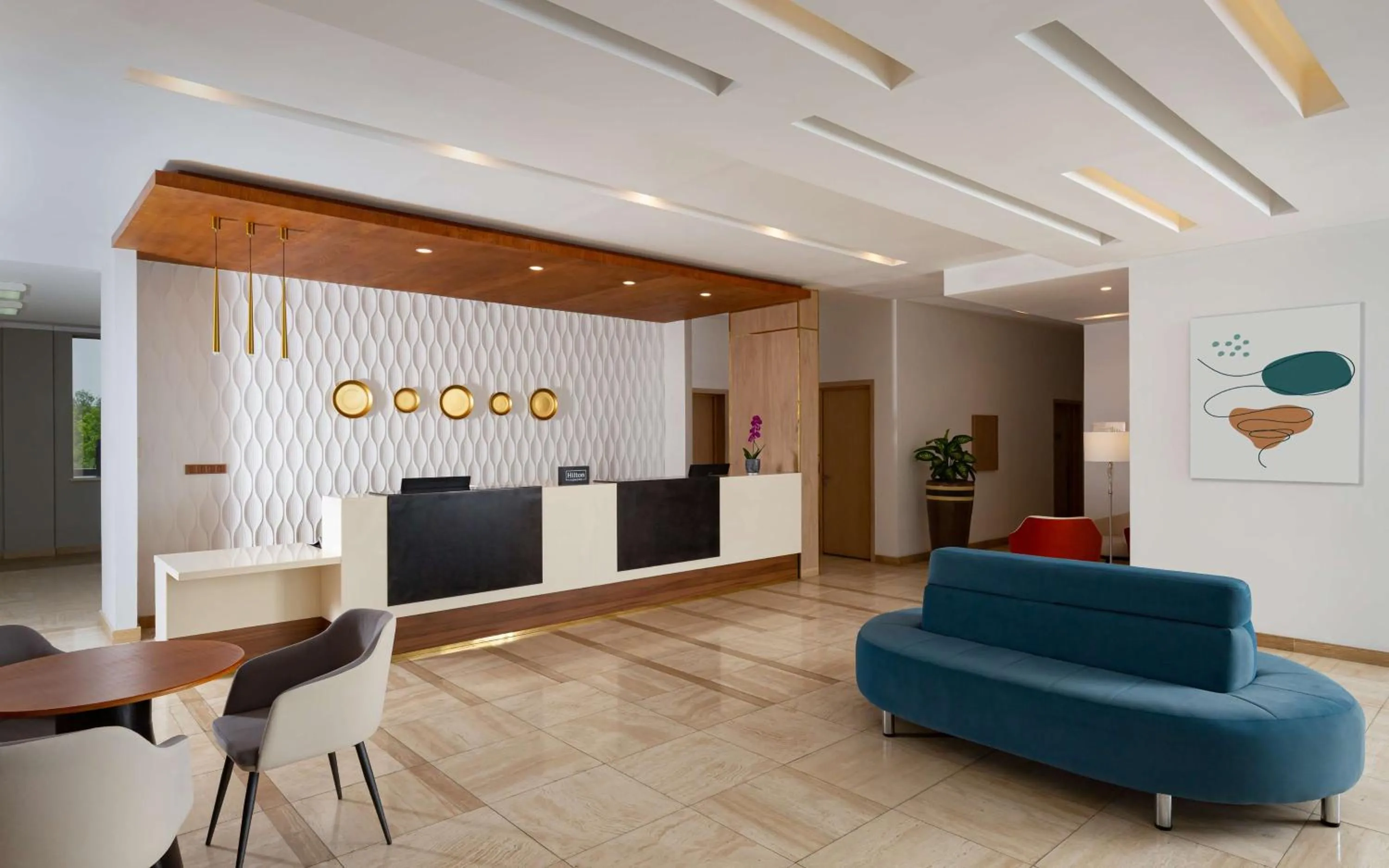 Lobby or reception in DoubleTree by Hilton Shymkent