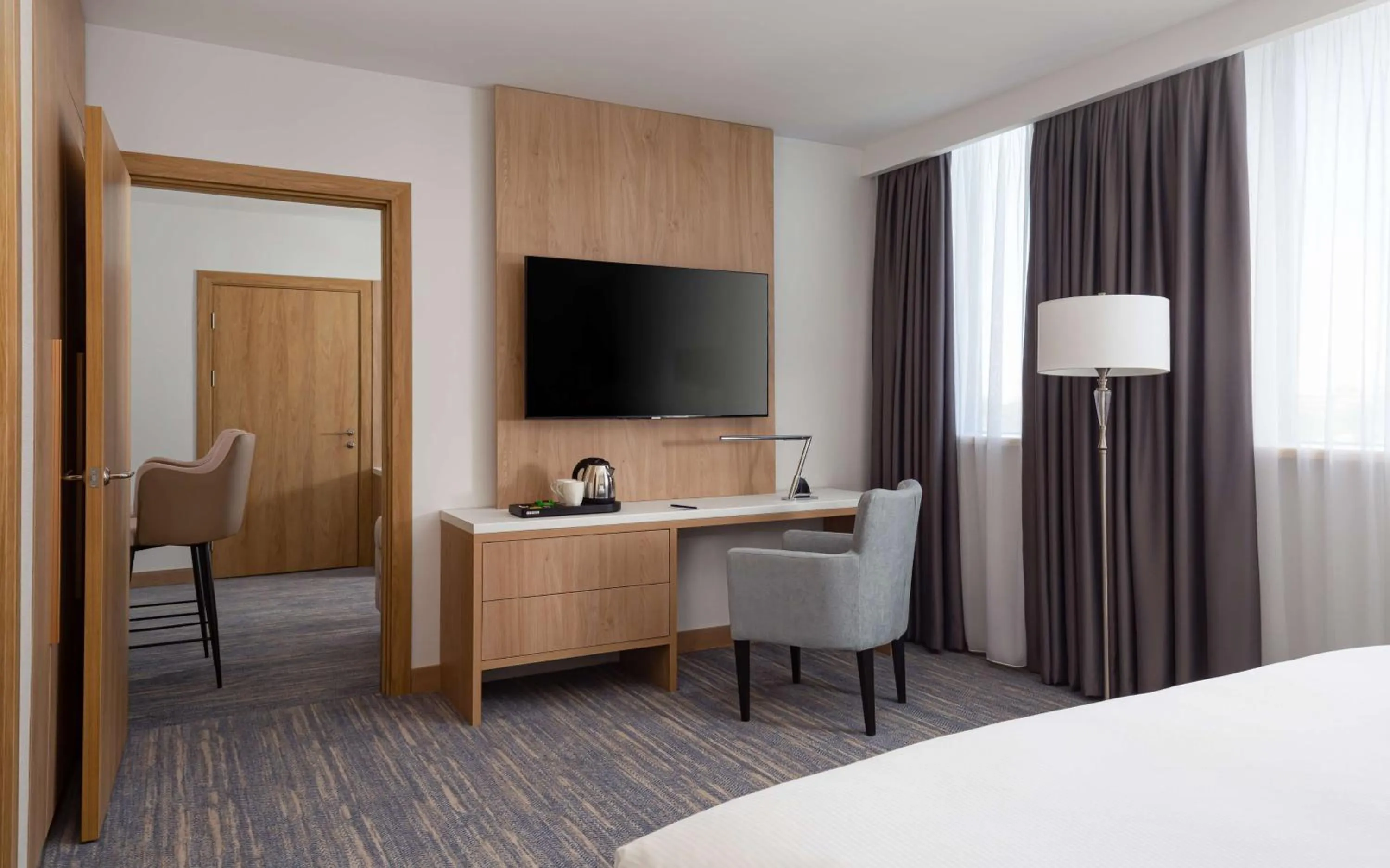 Bedroom, Bed in DoubleTree by Hilton Shymkent