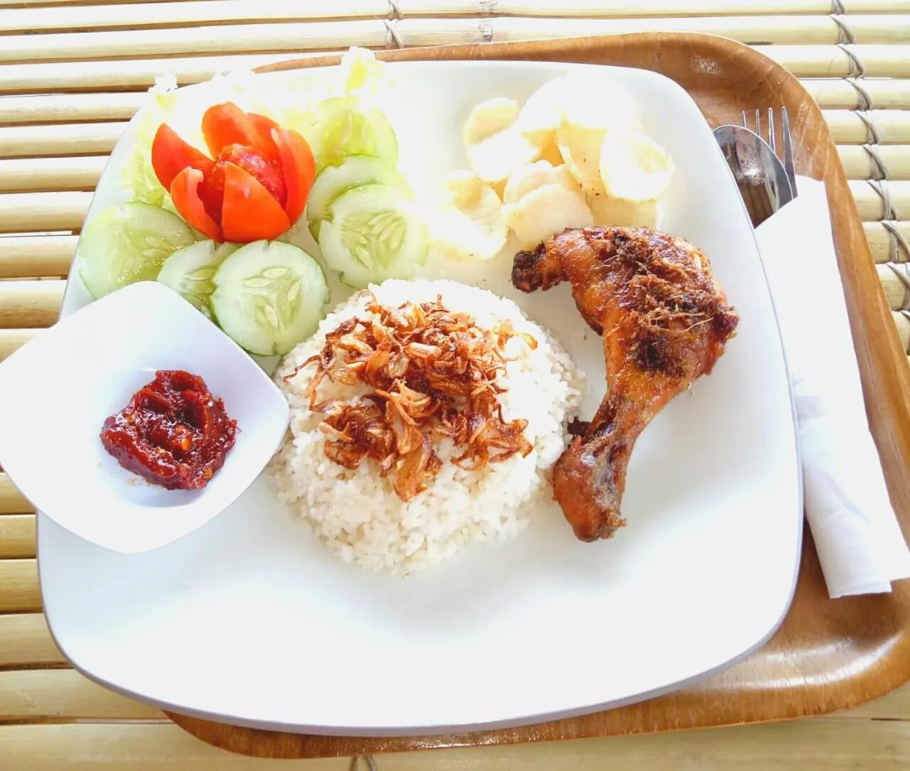 Food close-up in Alden Beach House