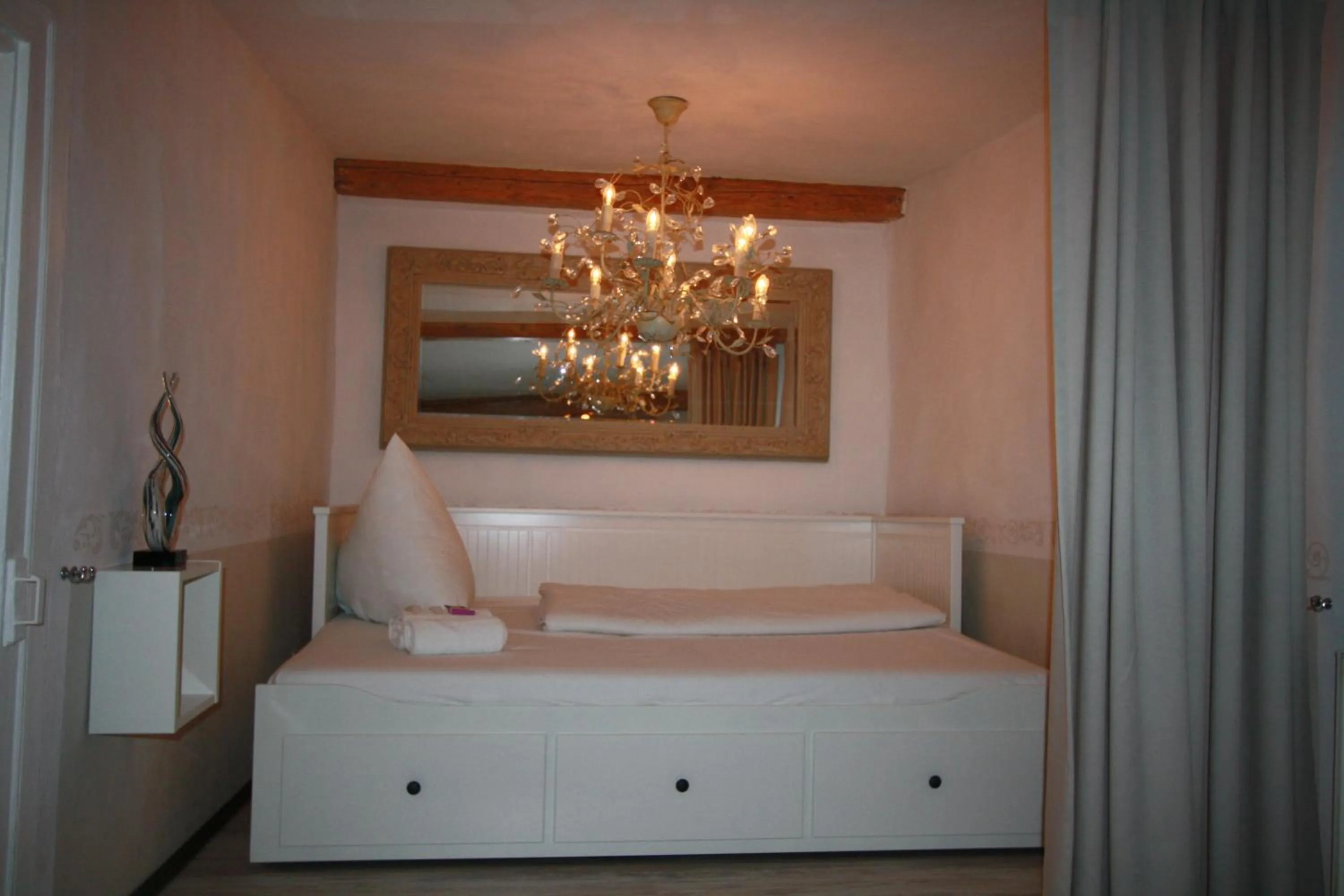 Bed in Elements Hotel