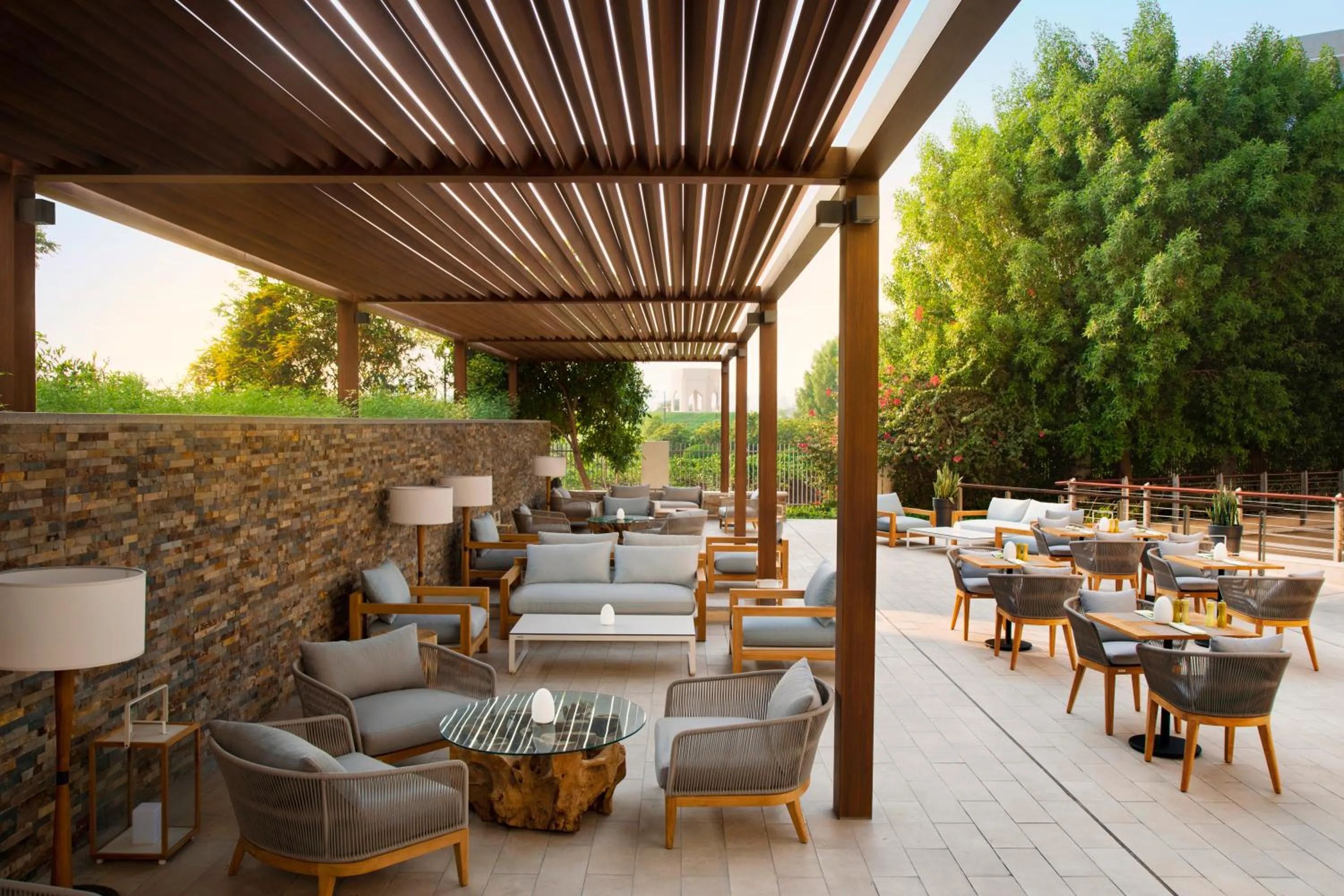 Patio in Park Rotana Abu Dhabi