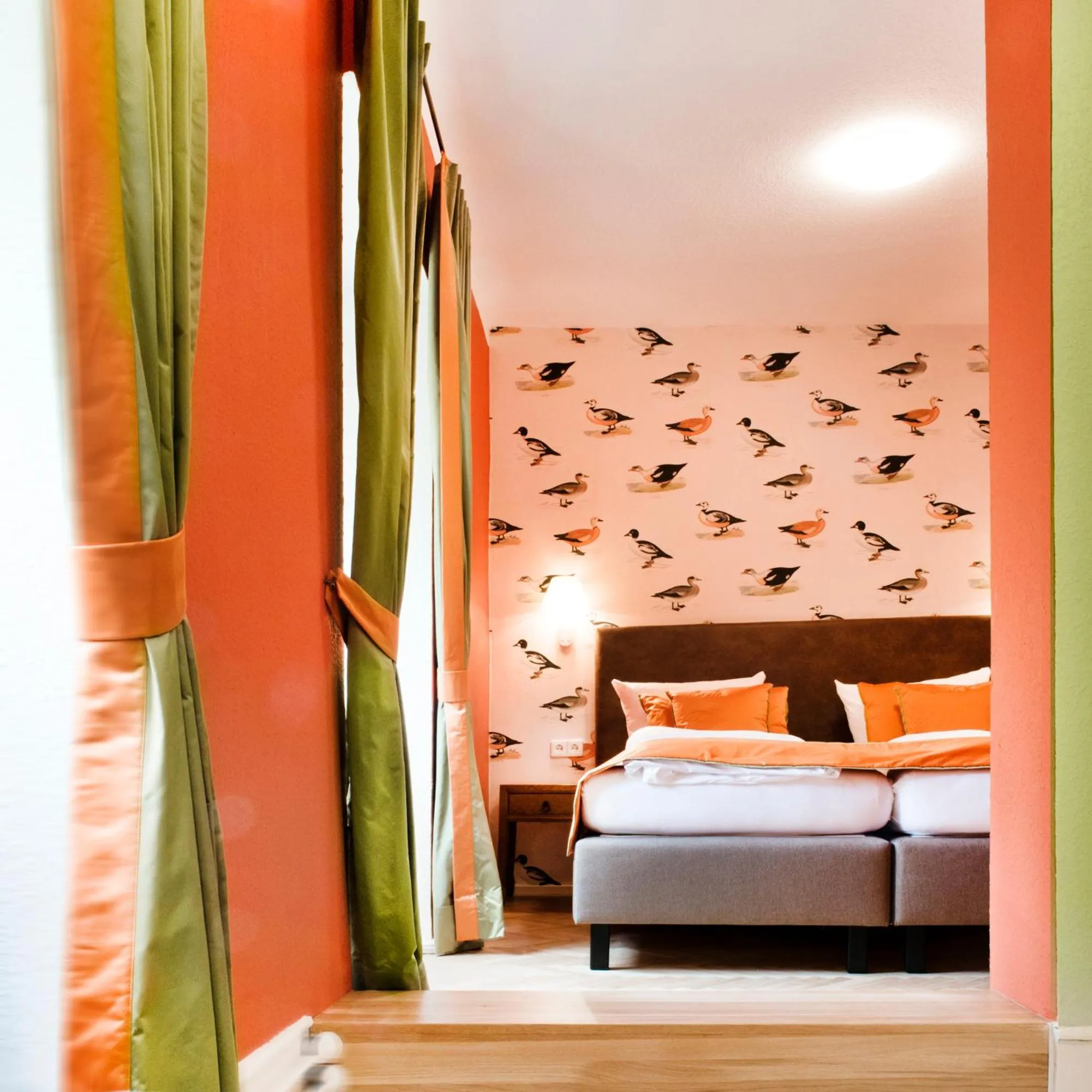 Bedroom, Bed in Romantik Hotel Barbarossa