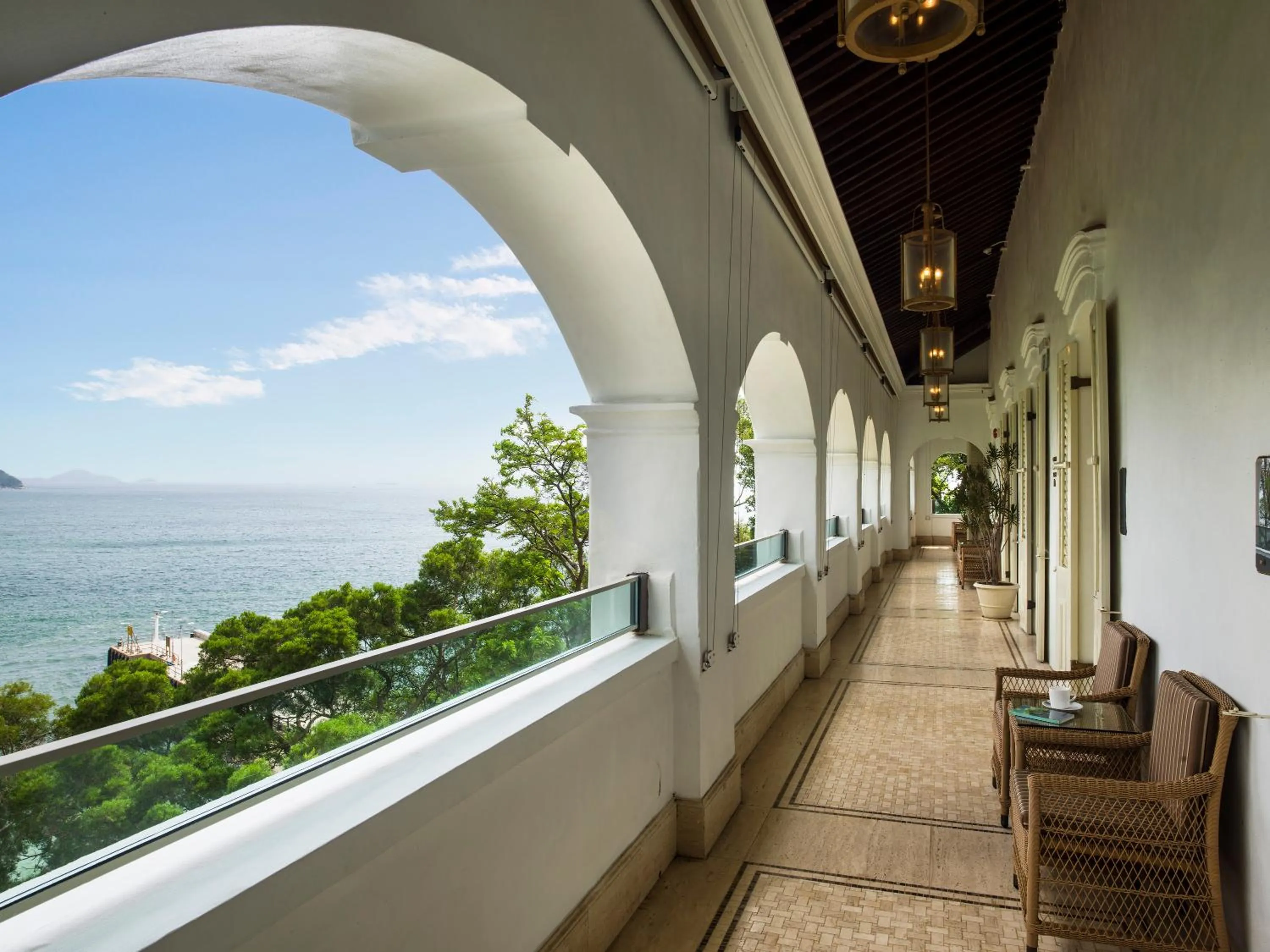 Seating area in Tai O Heritage Hotel