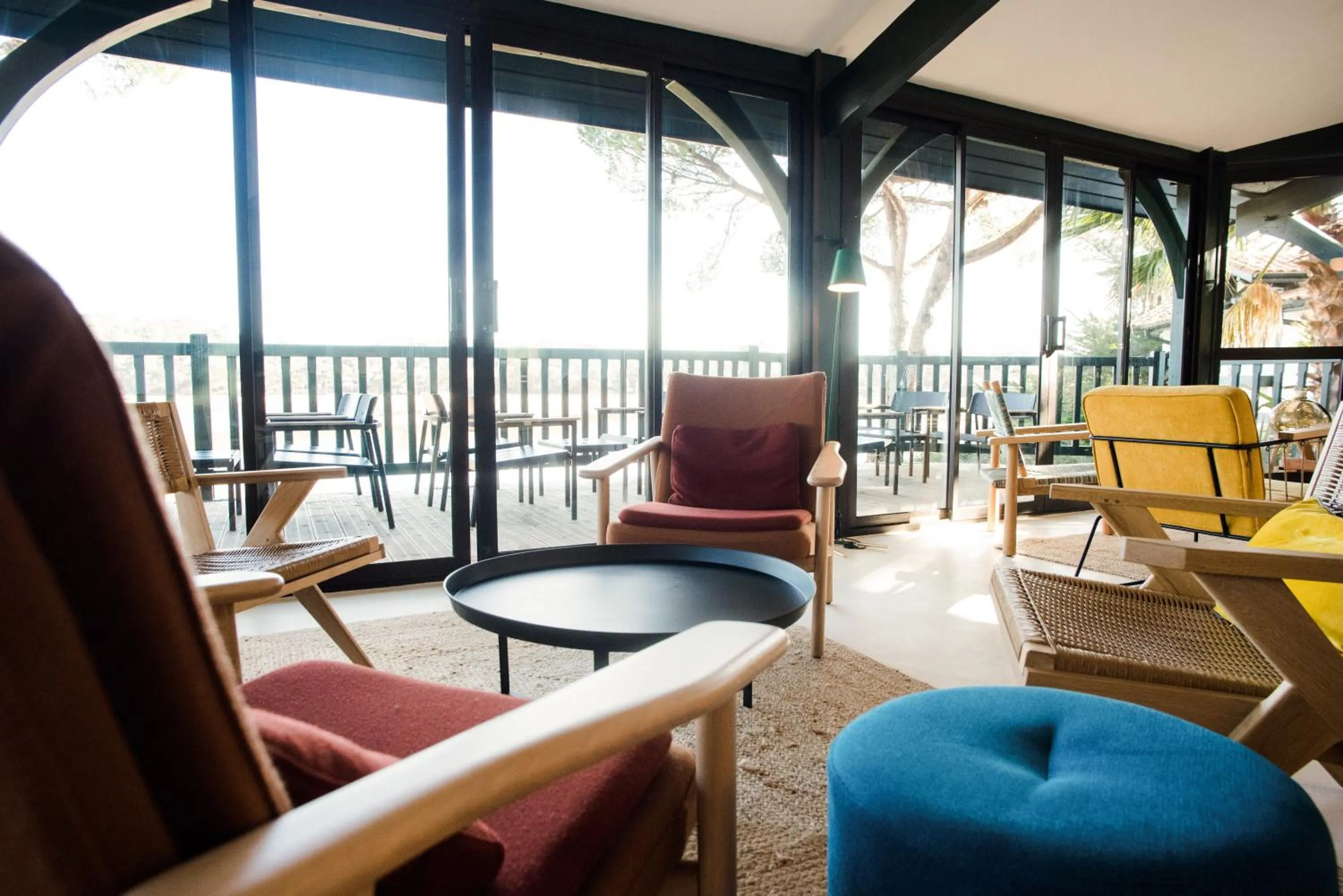 Living room in Hôtel Les Hortensias du Lac