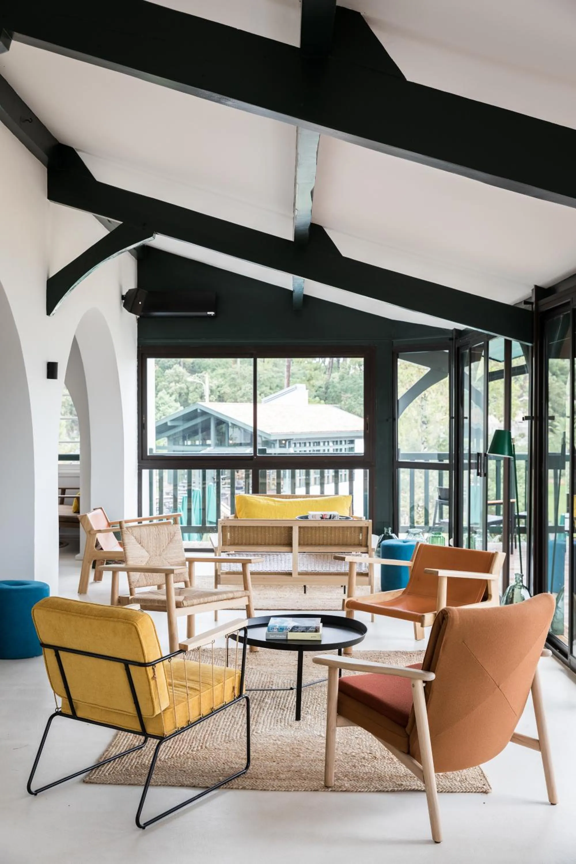 Living room in Hôtel Les Hortensias du Lac