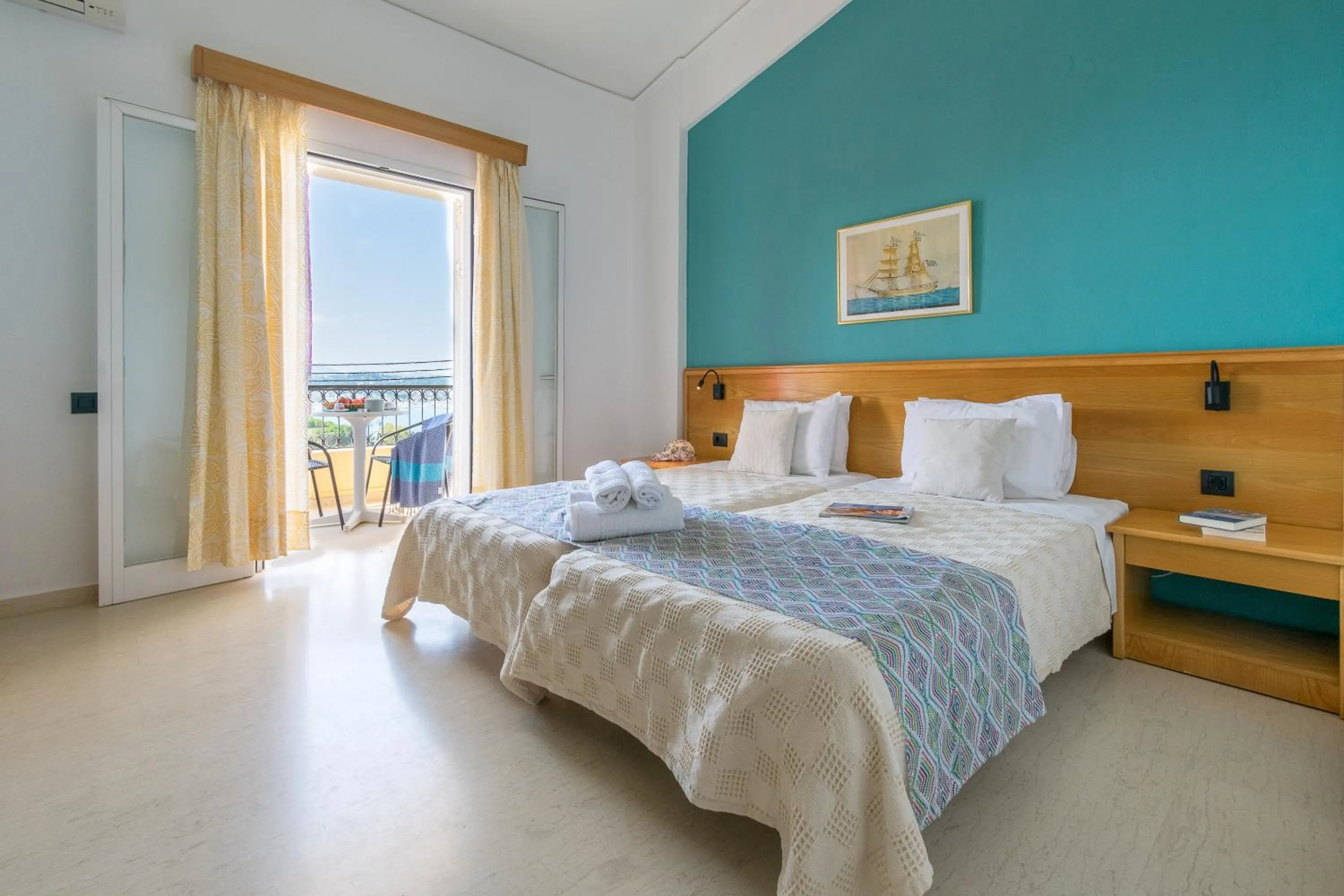 Bedroom, Bed in Elite Corfu - Adults Friendly