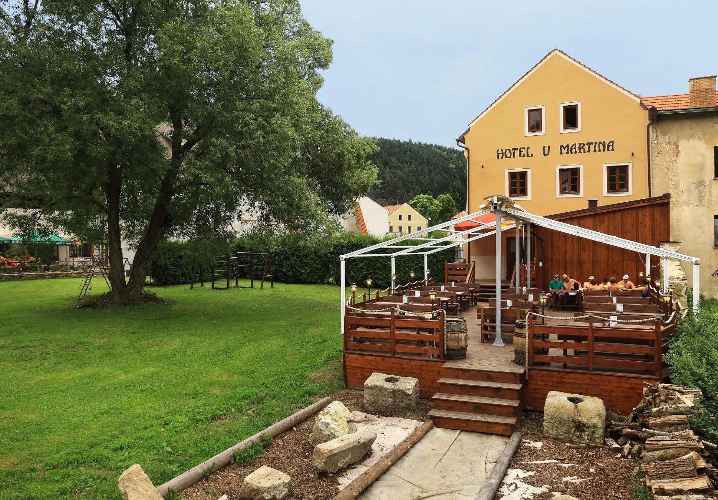 Patio in Hotel U Martina