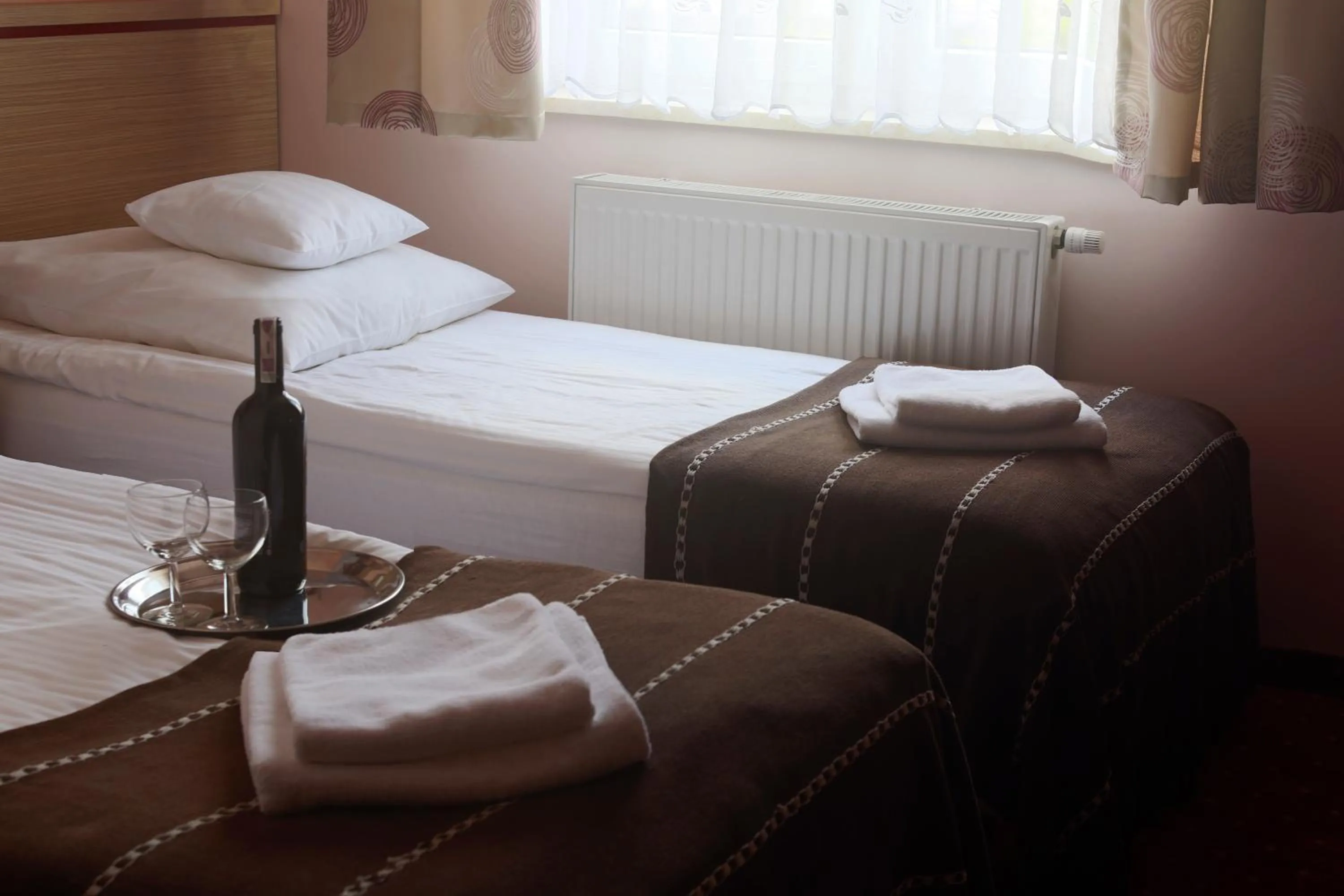 Bed in Vinci Hotel Airport